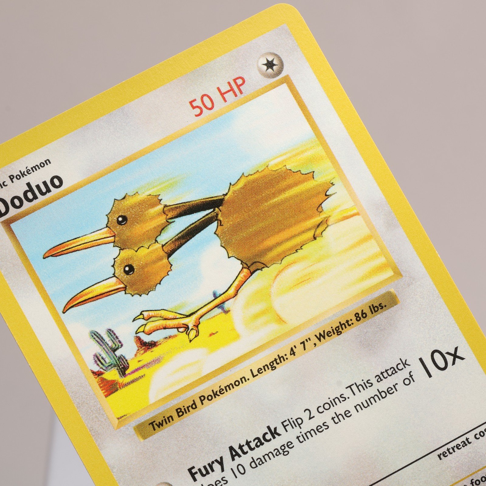 Pokemon TCG Doduo 48102 Base Set Common Shadowless WOTC 1999 NM 168006227433