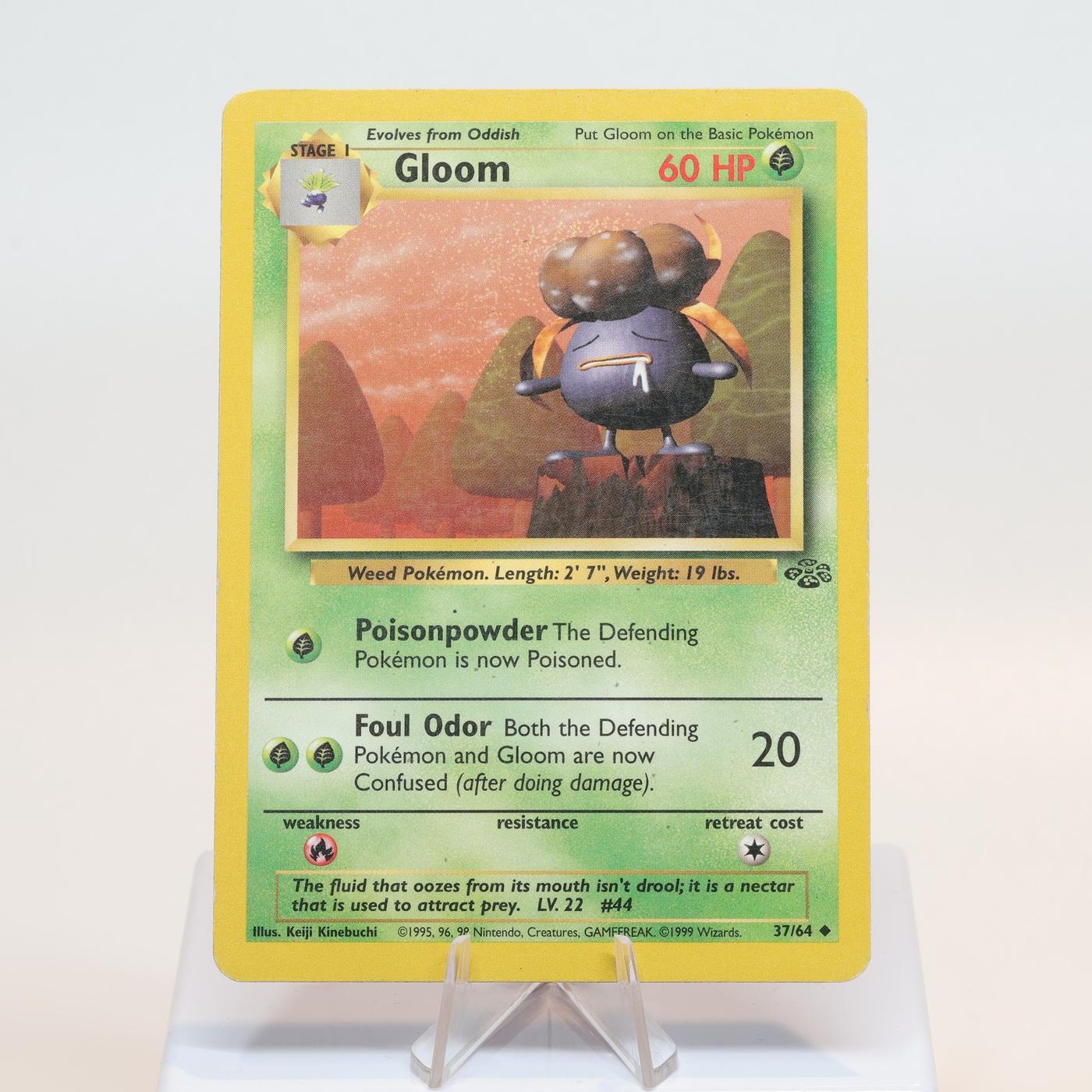 Pokemon TCG Gloom 3764 Jungle Uncommon WOTC MP 168232466153 2