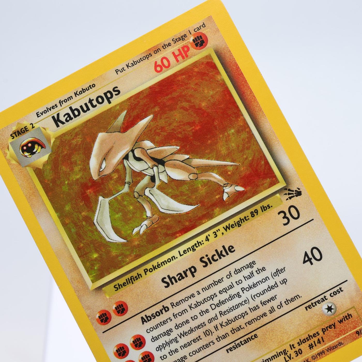 Pokemon TCG Kabutops 962 Fossil Holo Rare WOTC EXC 168325203343