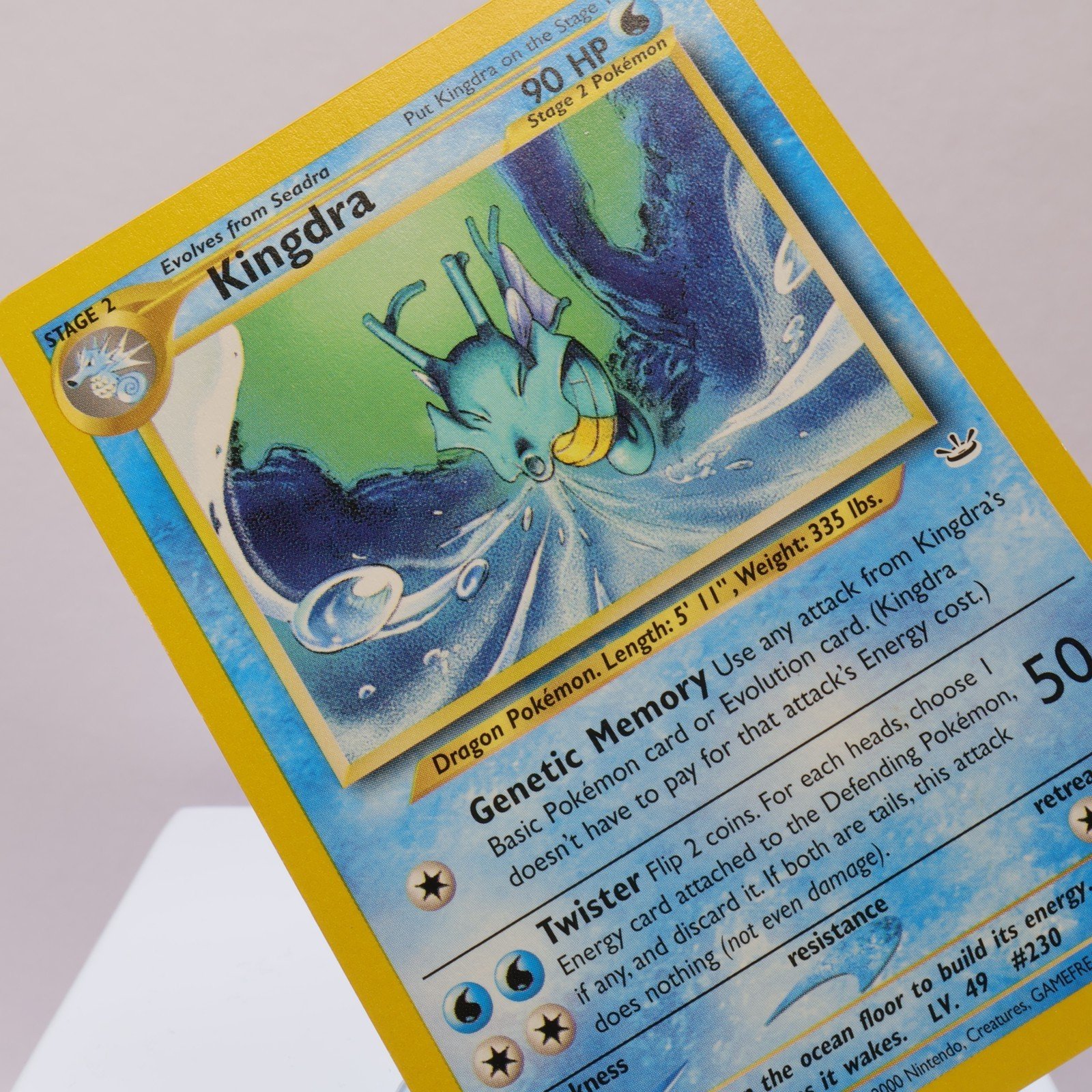 Pokemon TCG – Kingdra 19/64 Neo Revelation Rare  WOTC – EXC/NM