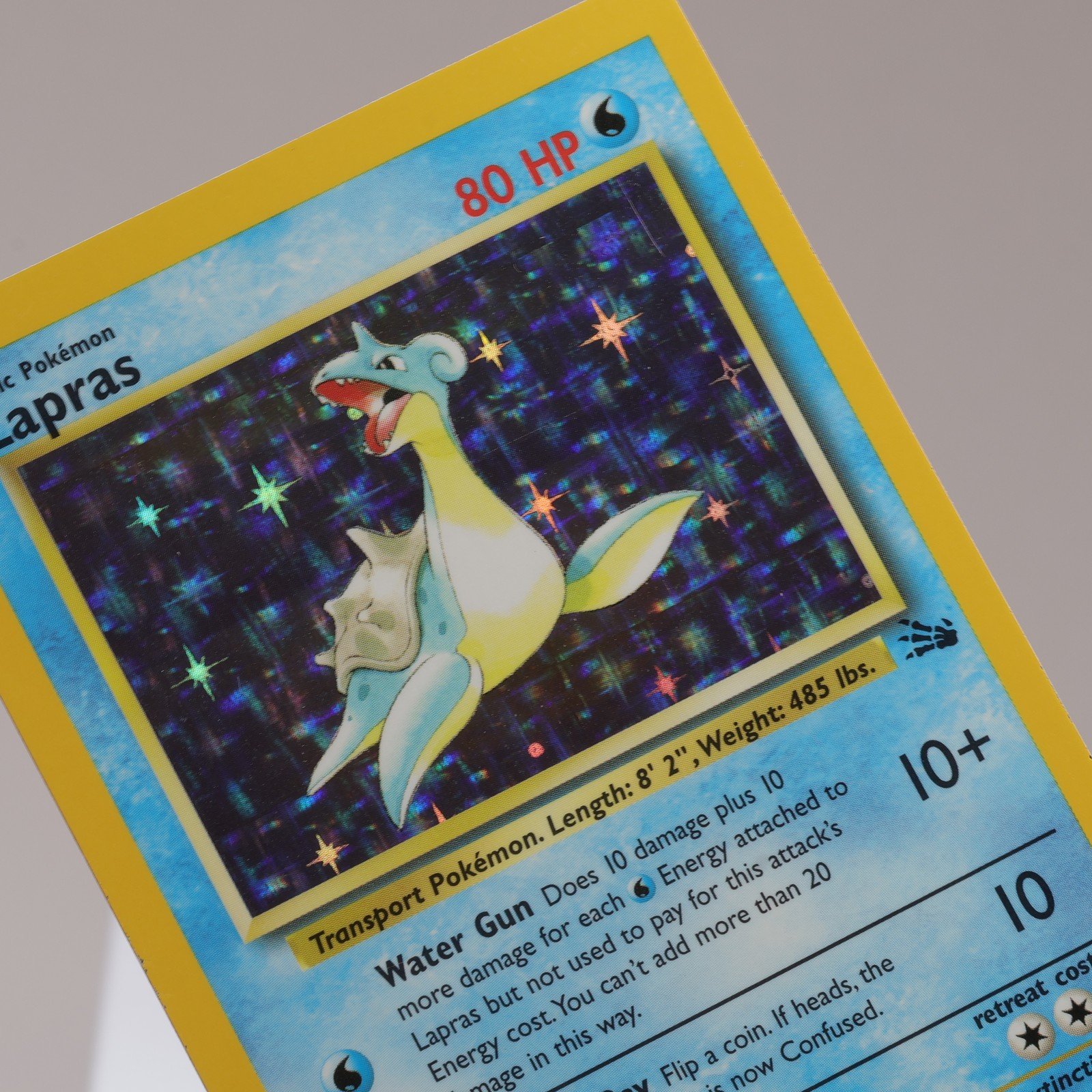 Pokemon TCG Lapras 1062 Fossil Holo Rare WOTC 1999 NM 167950659033