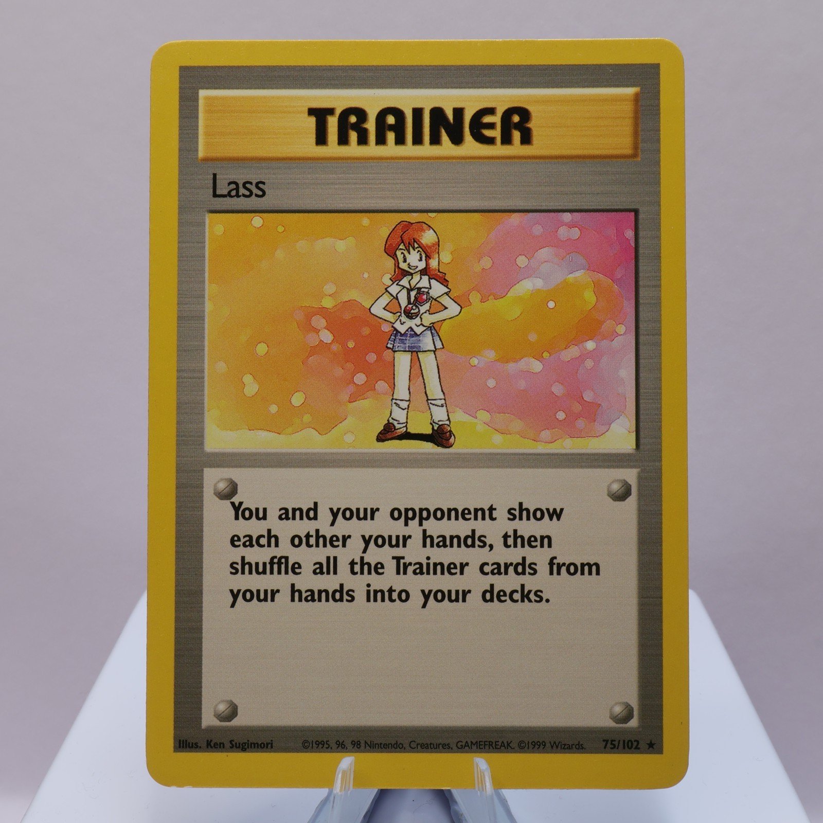 Pokemon TCG Lass 75102 Base Set Rare WOTC 1999 EXCNM 167710747813 2