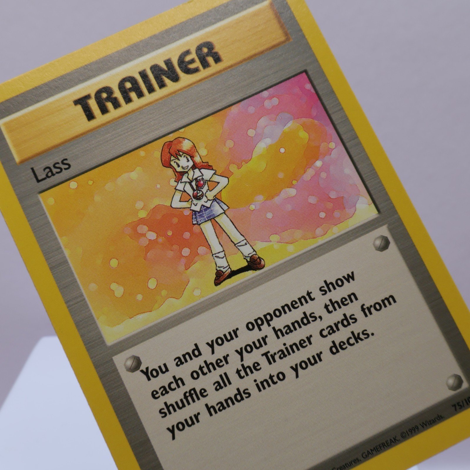 Pokemon TCG Lass 75102 Base Set Rare WOTC 1999 EXCNM 167710747813