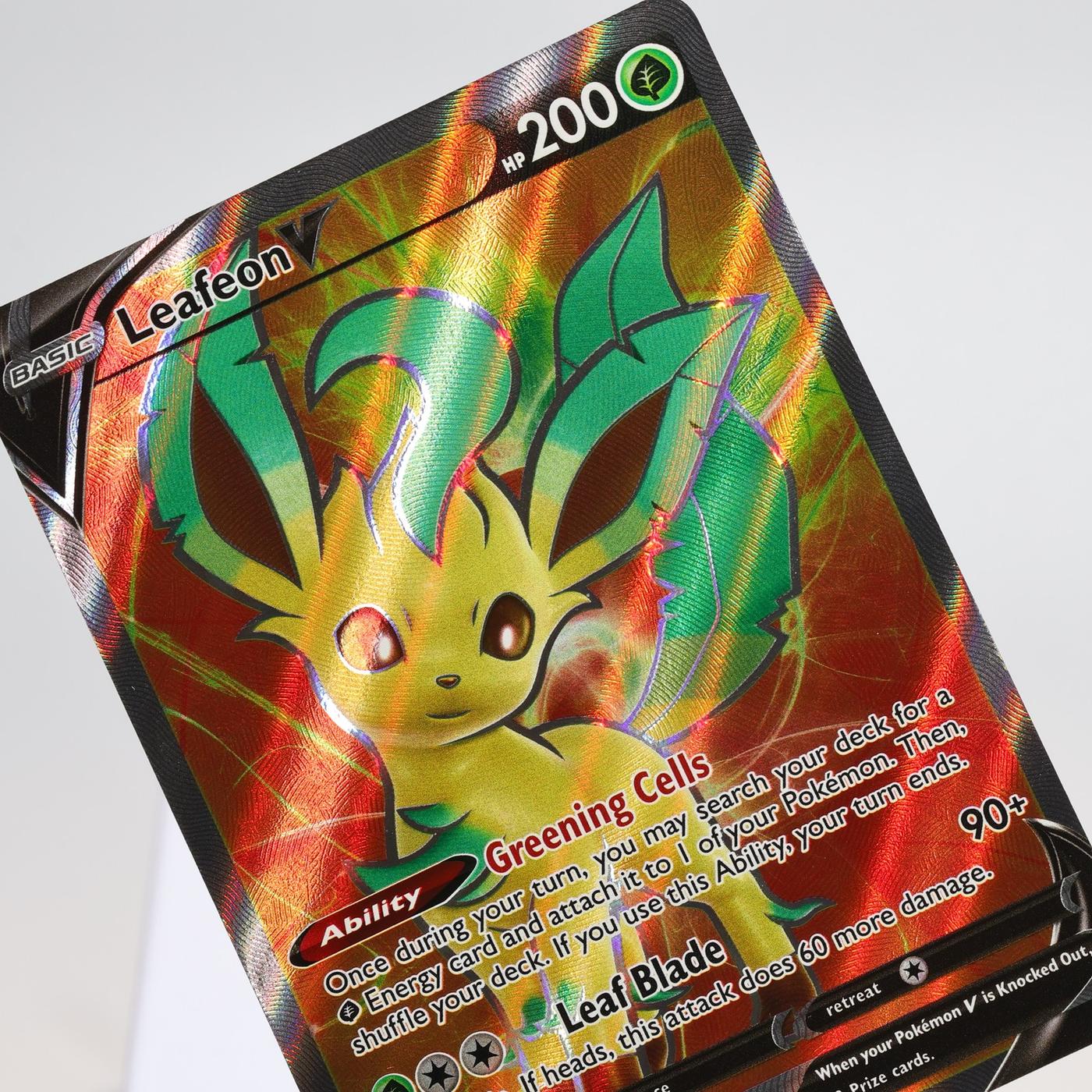 Pokemon TCG Leafeon V 166203 Evolving Skies Full Art NM 168287250373