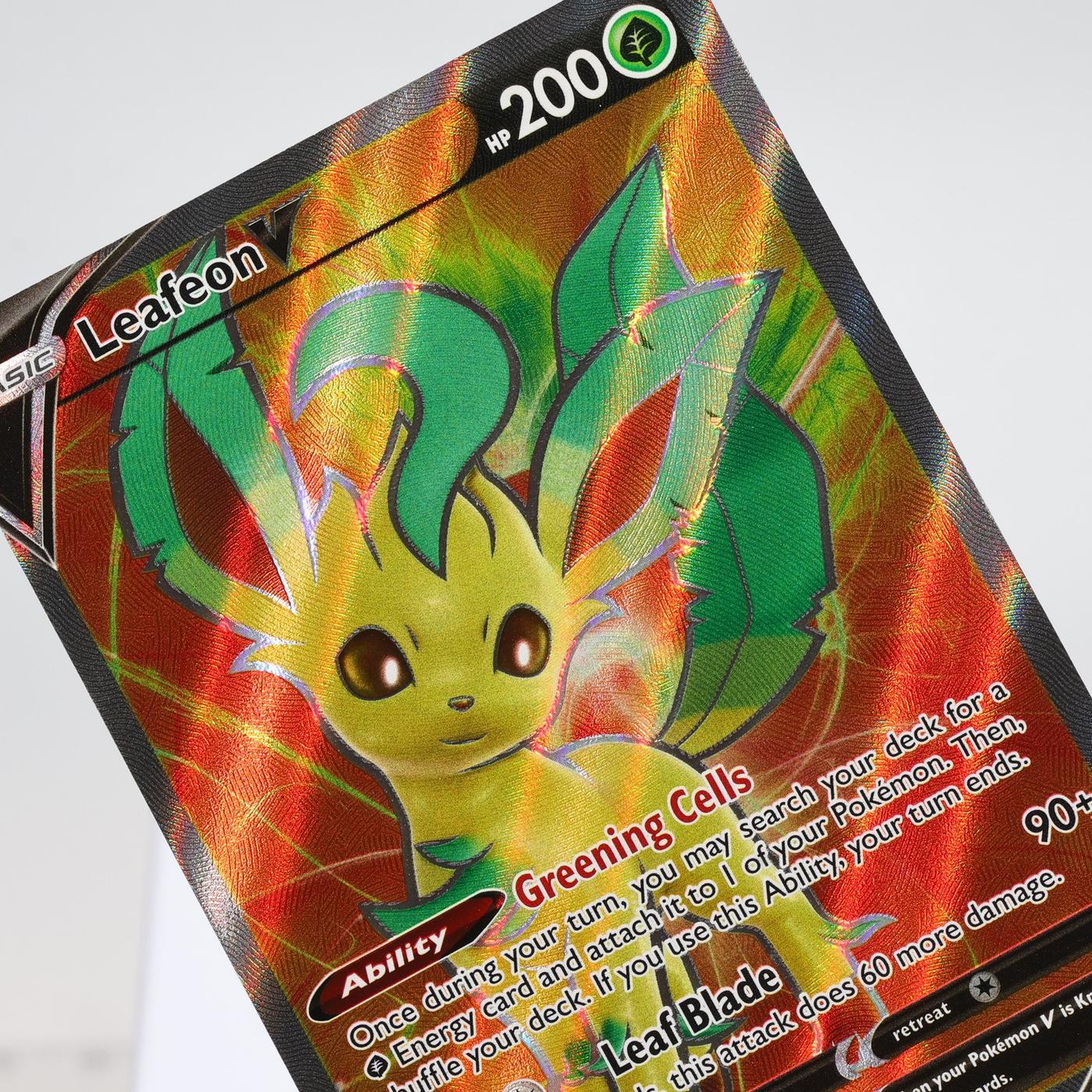 Pokemon TCG Leafeon V 166203 Evolving Skies Full Art NM 168287250413