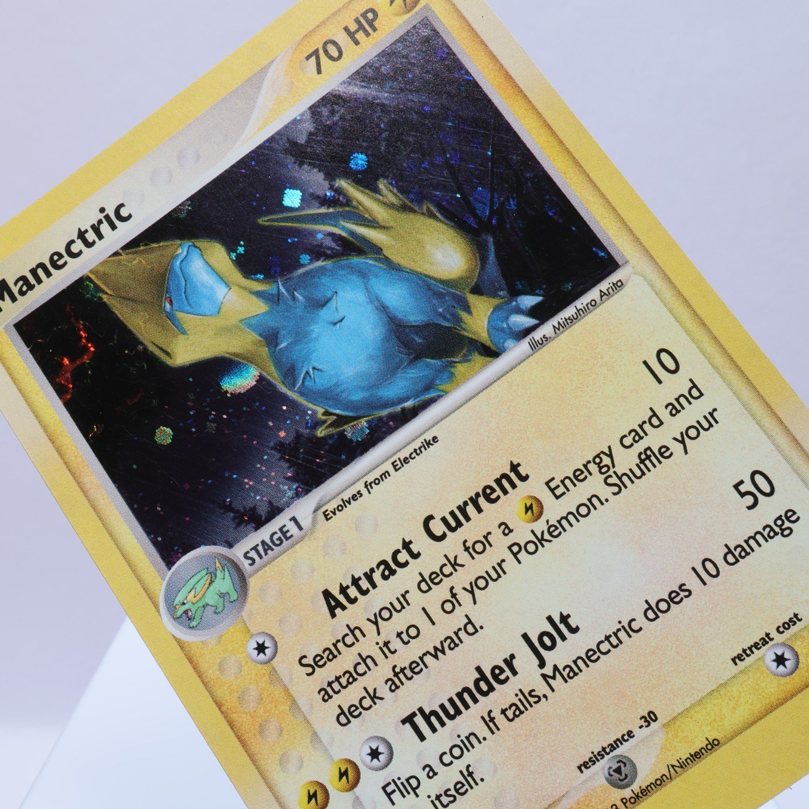Pokemon TCG Manectric 9109 Ruby Sapphire Holo Rare MP 167633392783