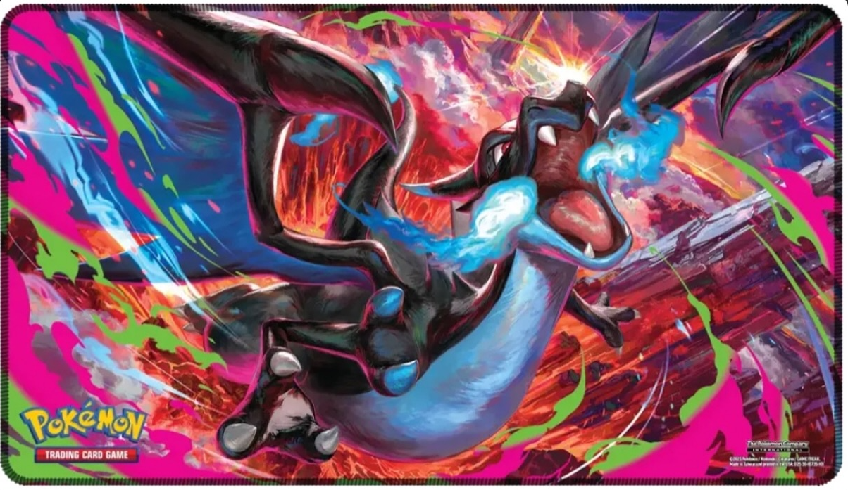 Pokemon TCG  – Mega Charizard X EX Playmat From UPC Ultra Premium