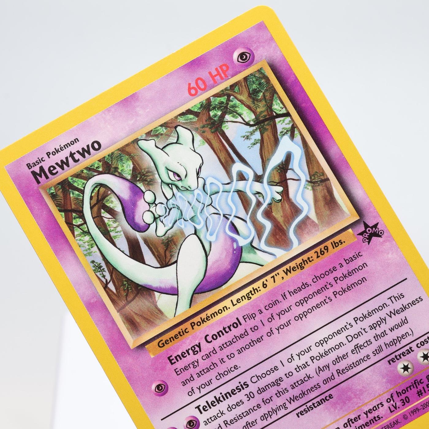 Pokemon TCG – Mewtwo 12 Wizards Black Star Promo Nintendo Power Magazine – NM
