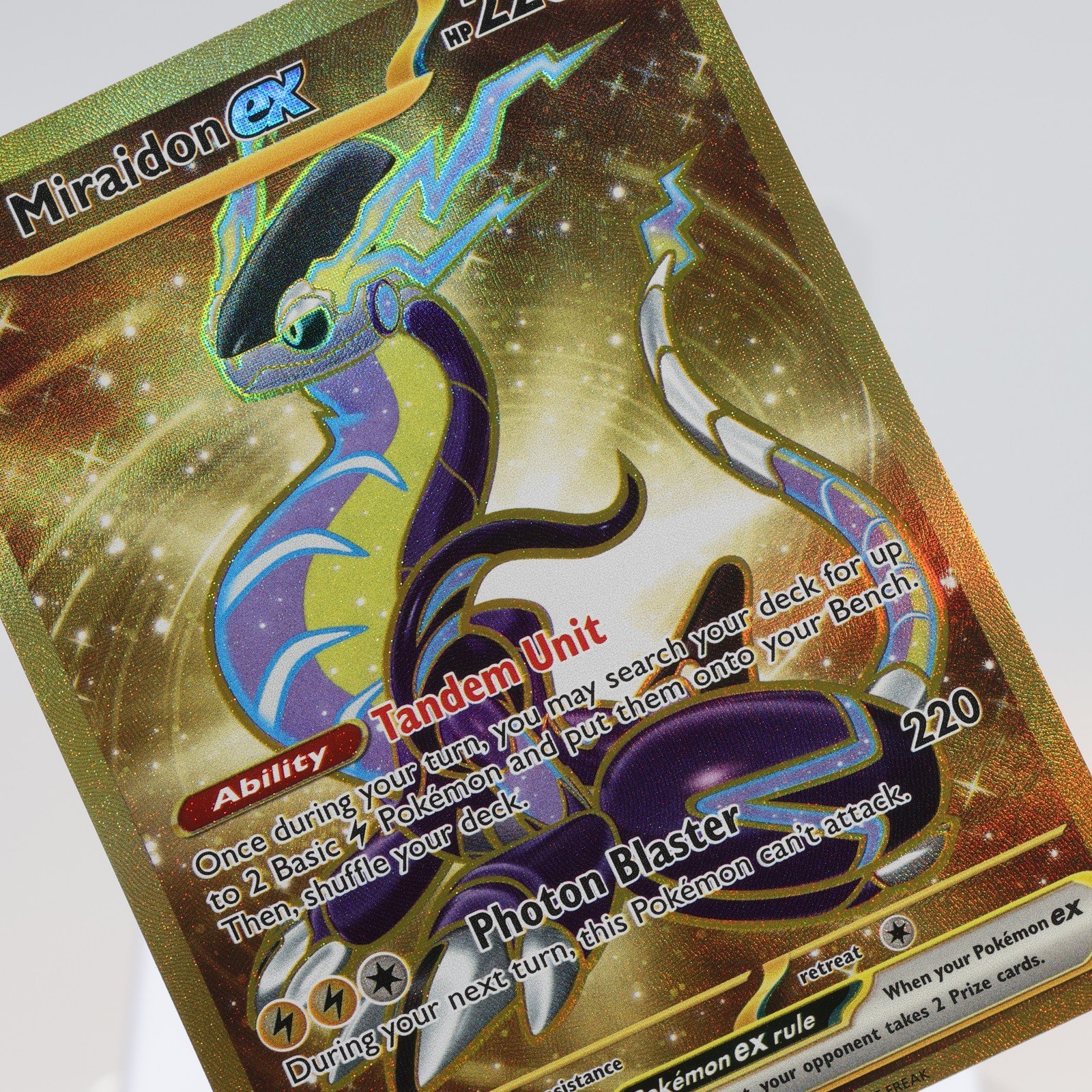 Pokemon TCG Miraidon Ex 253198 Scarlet Violet Hyper Rare NMM 04 168144948313