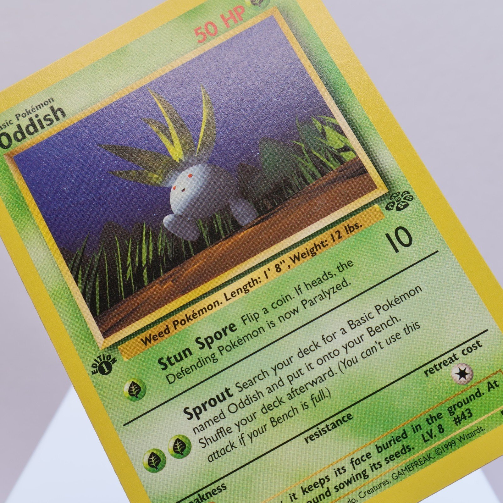 Pokemon TCG – Oddish 58/64 Jungle Common 1st Edition WOTC 1999 – EXC