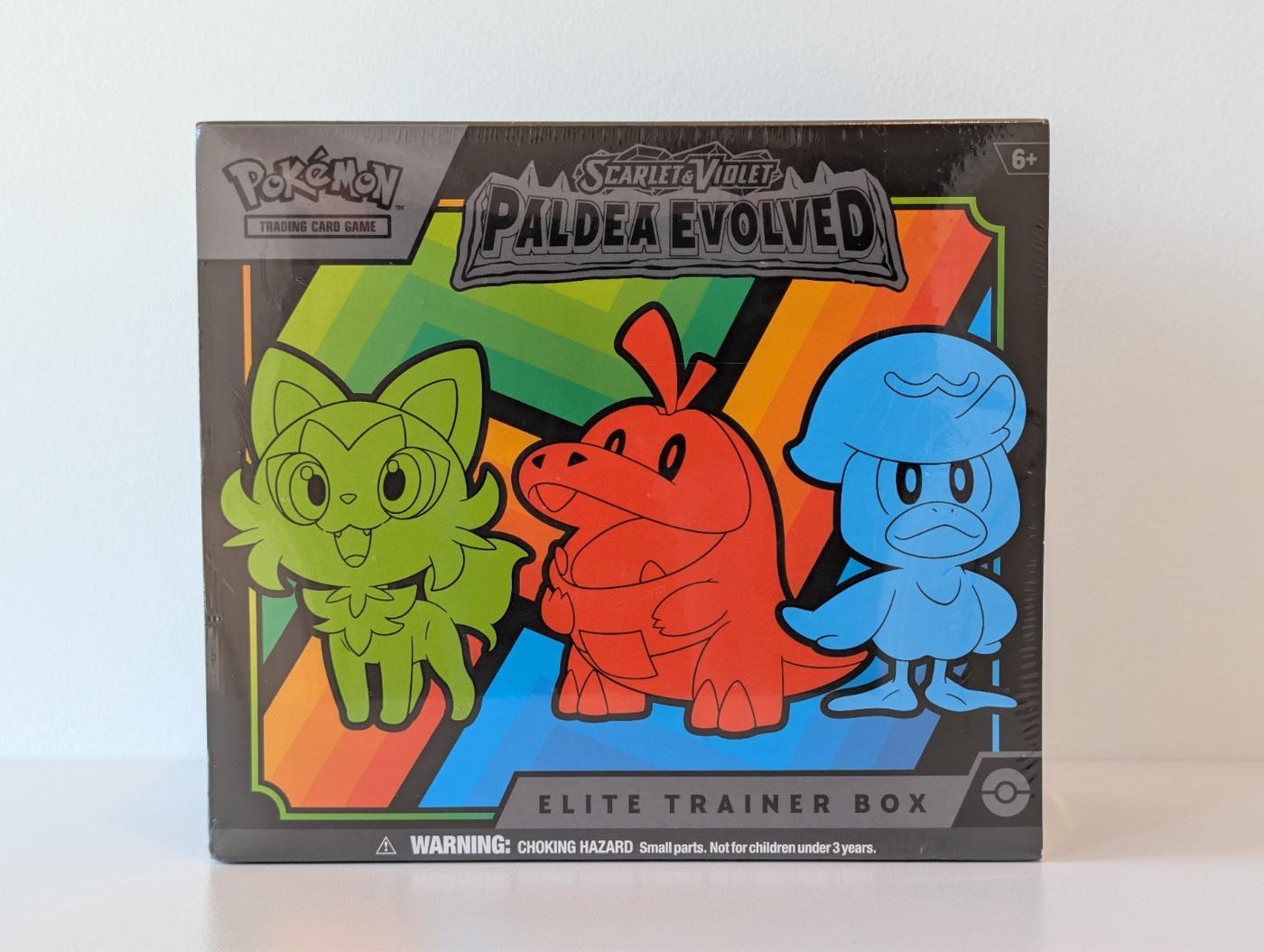 Pokemon TCG – Paldea Evolved Elite Trainer Box – Scarlet & Violet – ETB – Sealed