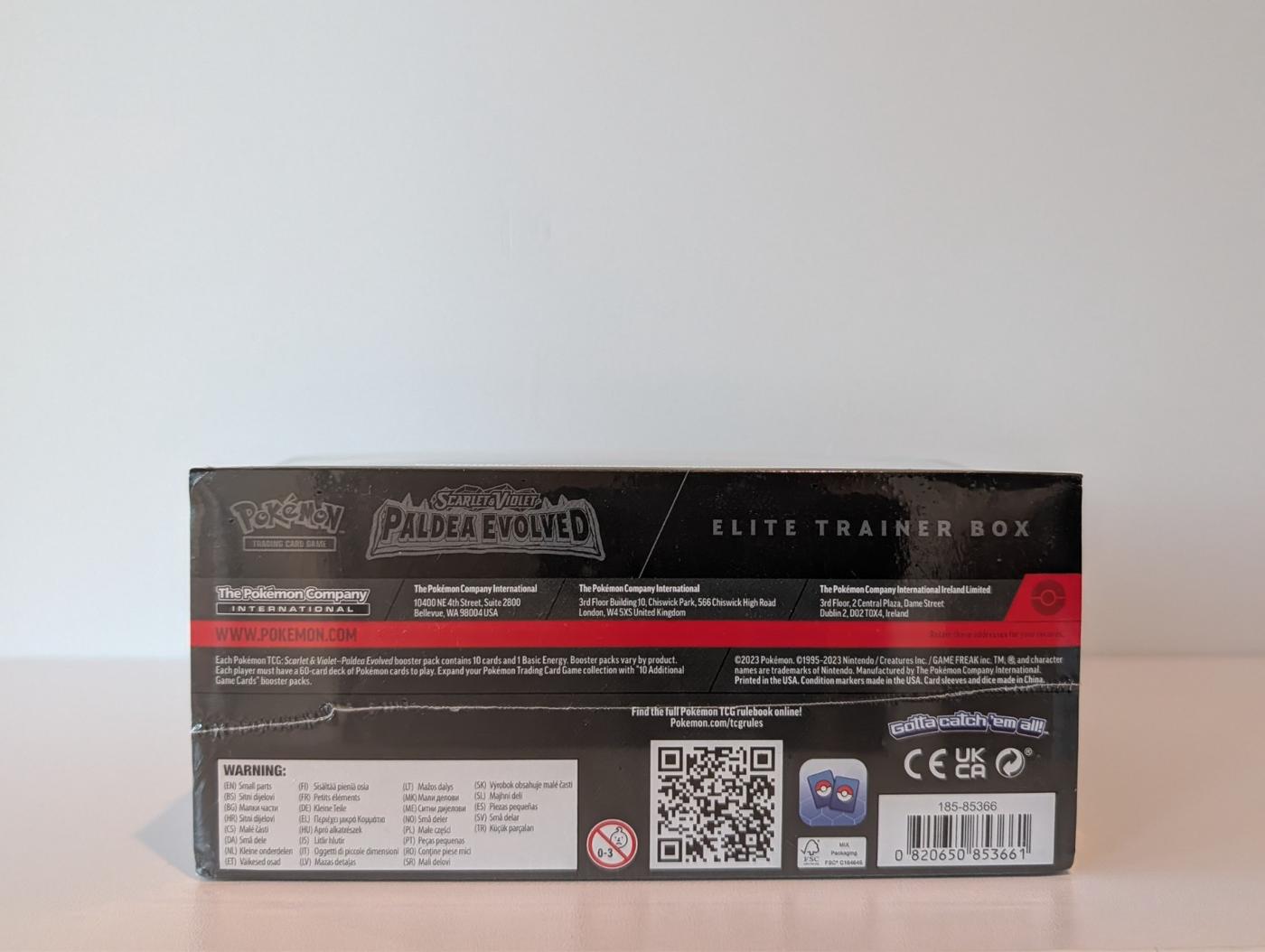 Pokemon TCG Paldea Evolved Elite Trainer Box Scarlet Violet ETB Sealed 168579780303 6