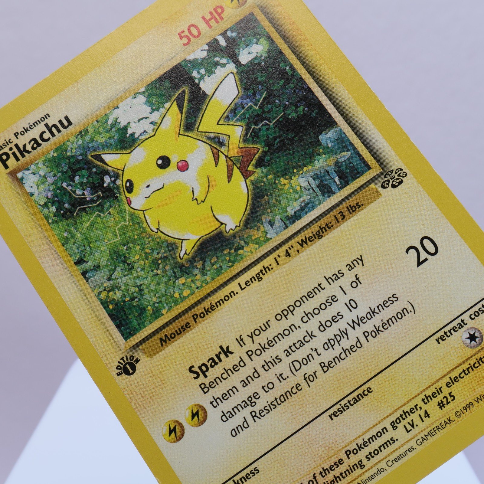 Pokemon TCG – Pikachu 60/64 Jungle Common 1st Edition WOTC 1999 – MP