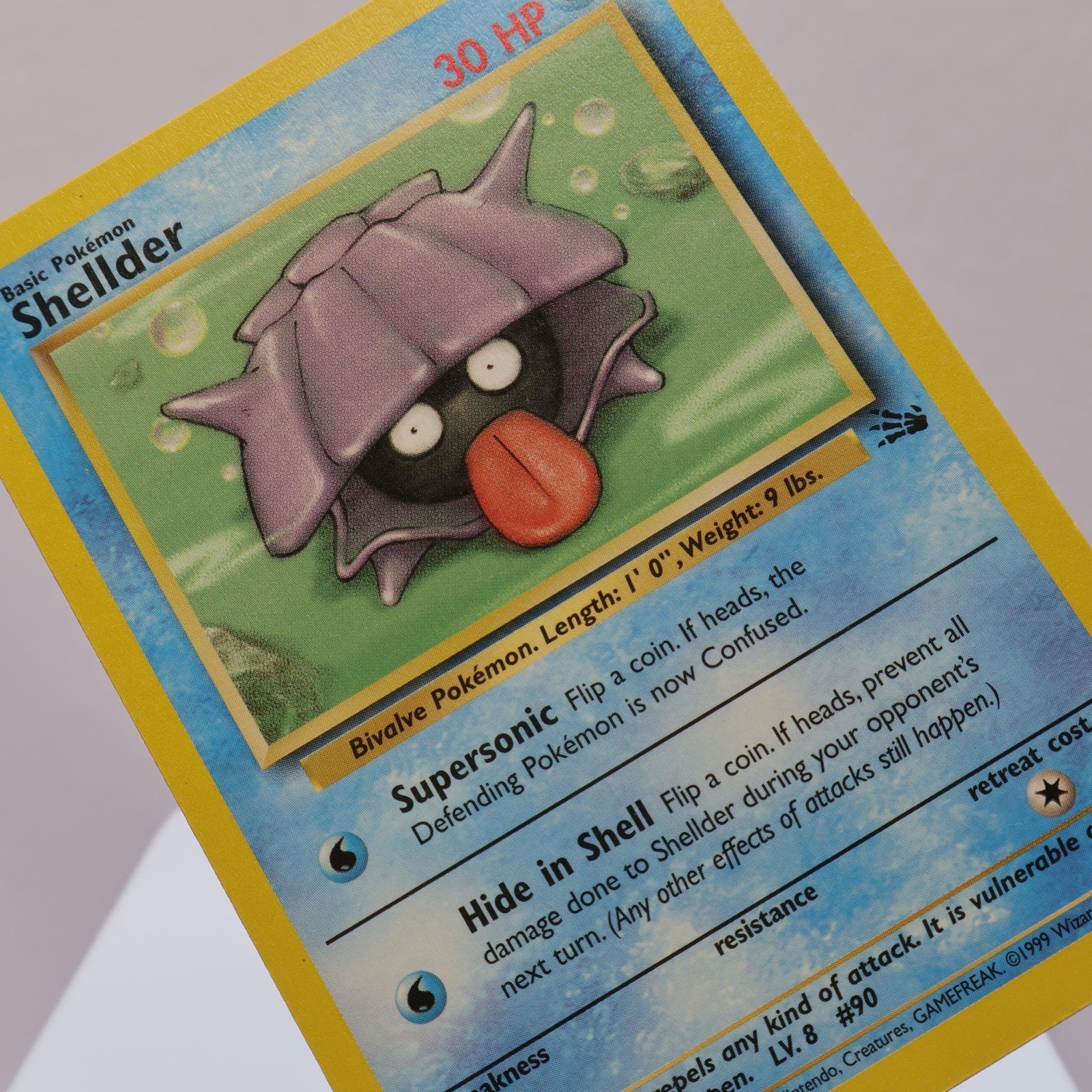 Pokemon TCG – Shellder 54/62 Fossil Common  WOTC 1999 – LP