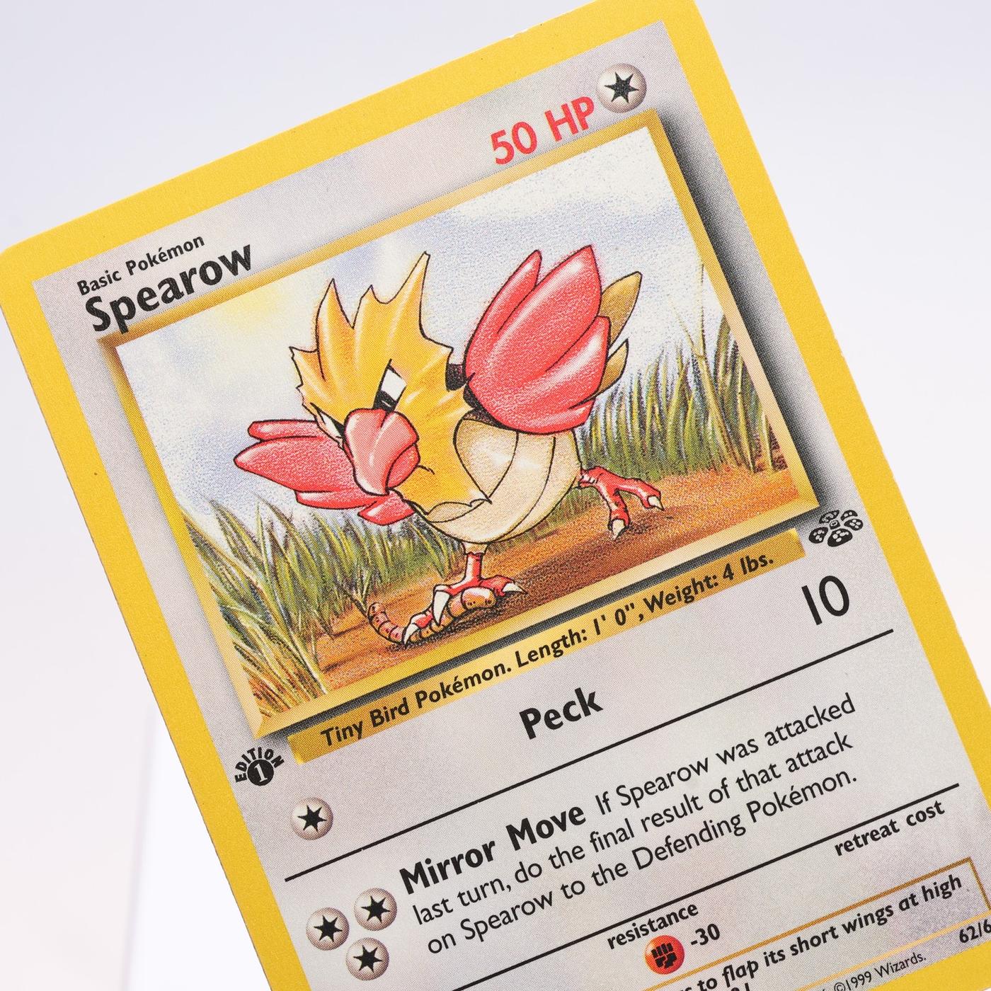 Pokemon TCG Spearow 6264 Jungle Common 1st Edition WOTC LP 168300703703