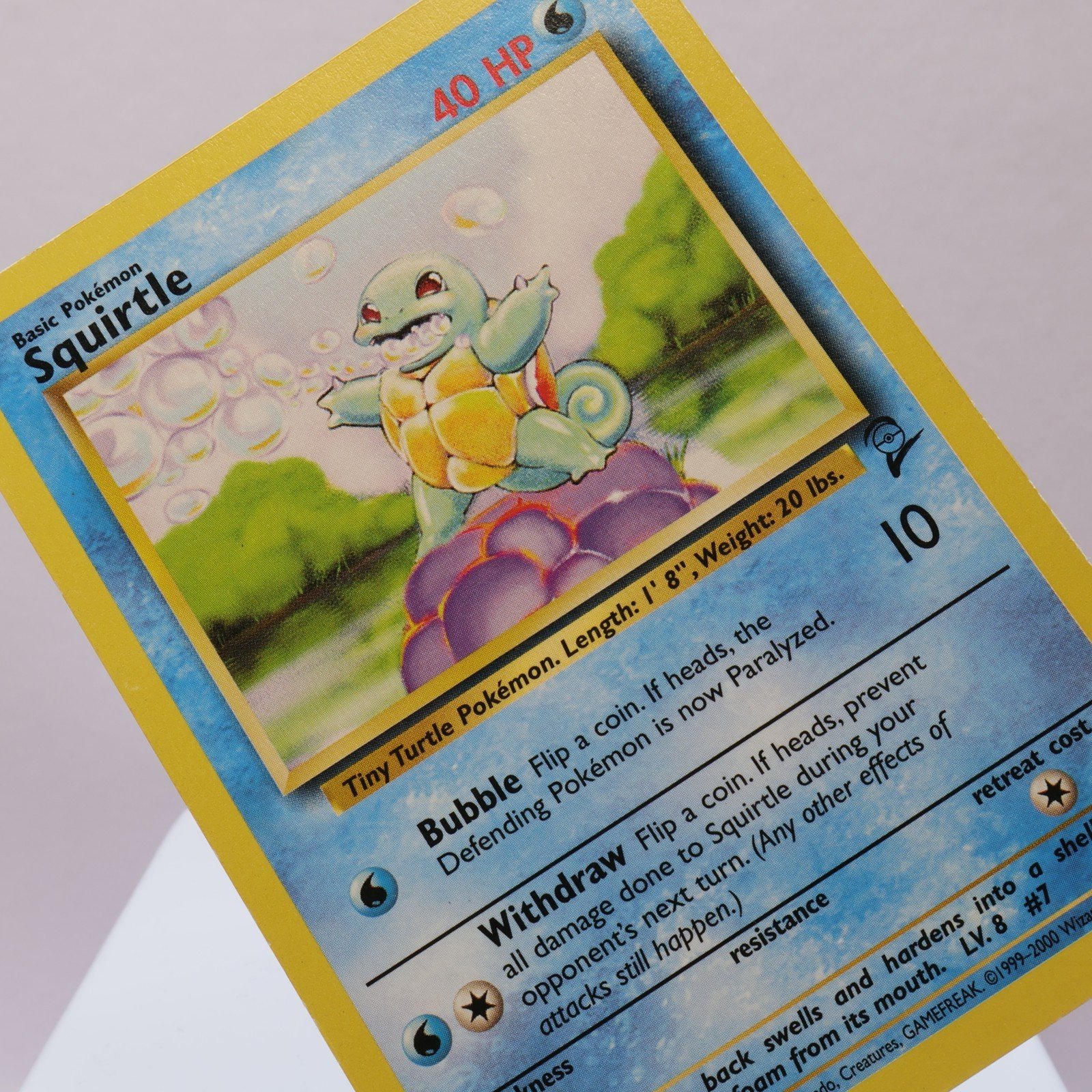 Pokemon TCG – Squirtle 93/130 Base Set 2 Common  WOTC – PL