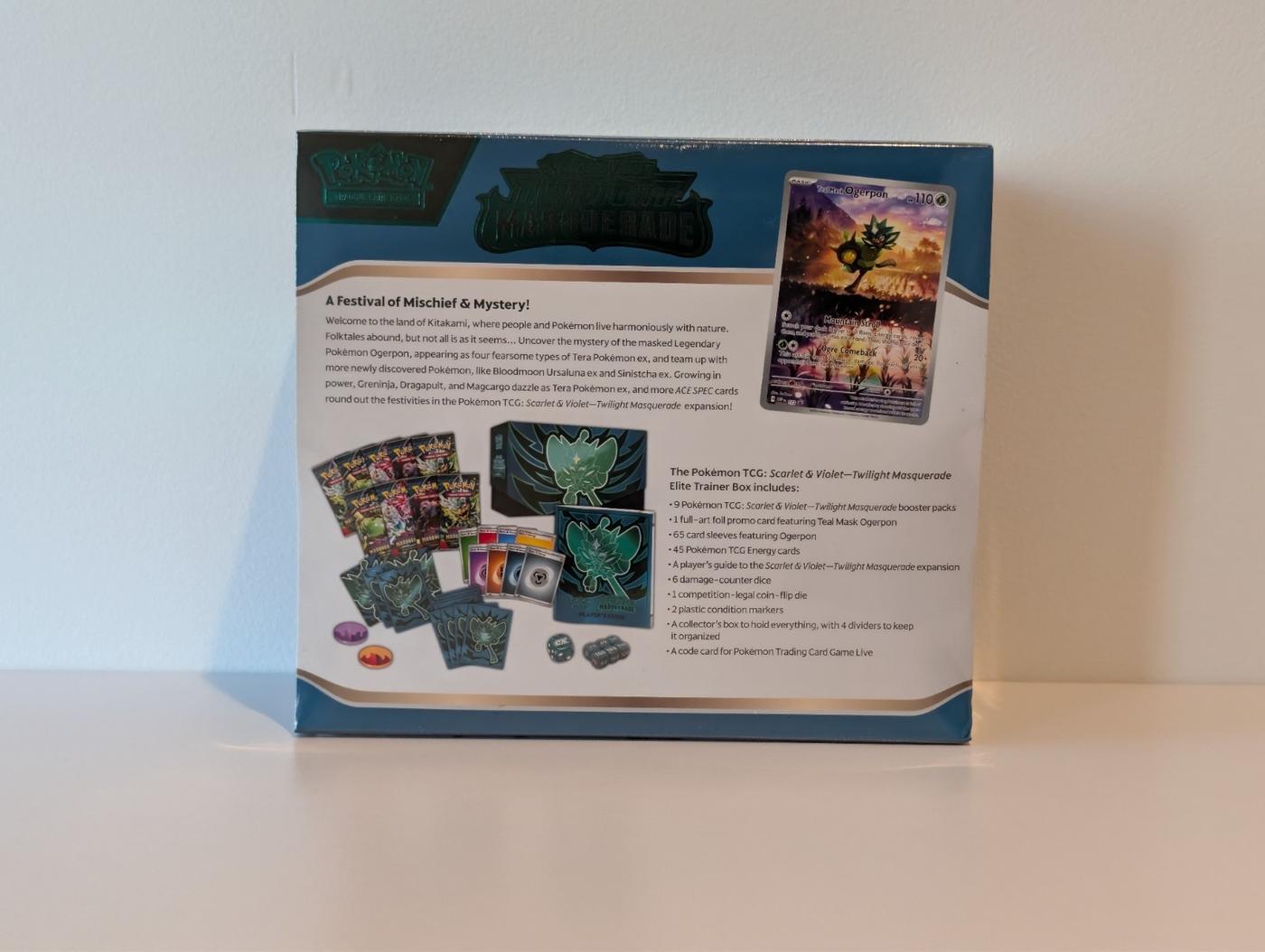 Pokemon TCG Twilight Masquerade Elite Trainer Box ETB SEALED 168546937333 3