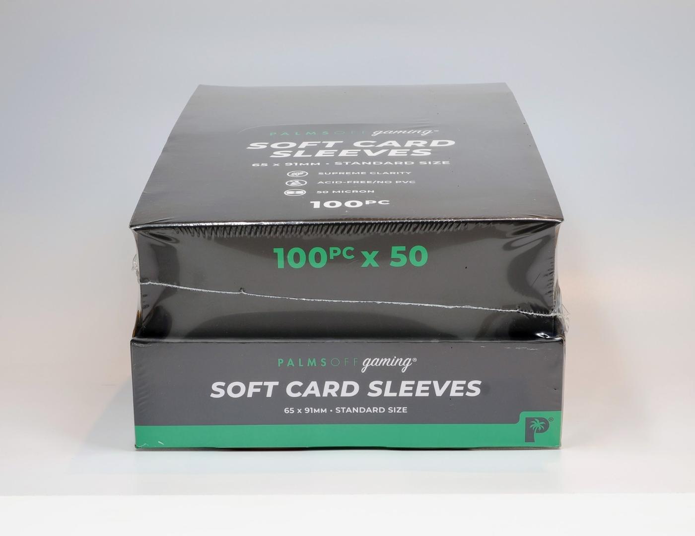Palms Off Gaming Penny Sleeves X 50 100 Pack 5000 Sleeves Display Case 168510318094 2