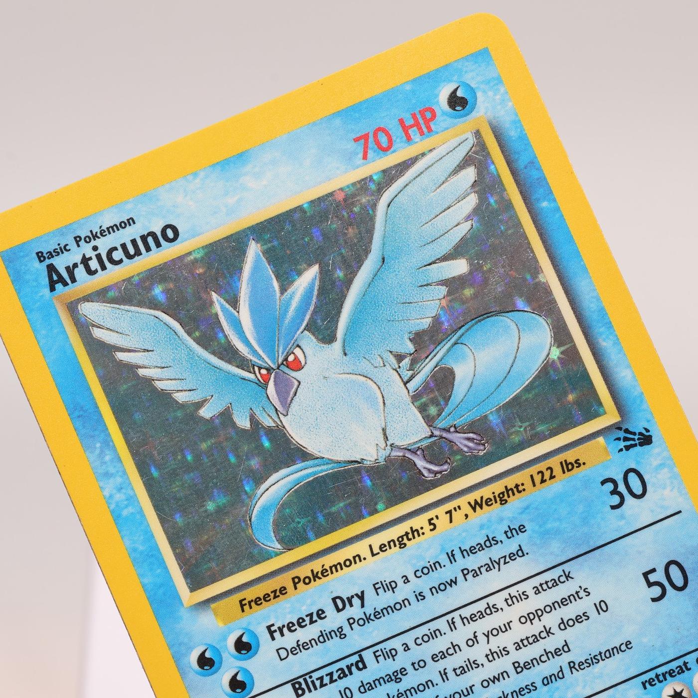 Pokemon TCG – Articuno 2/62 Fossil Holo Rare  WOTC – LP