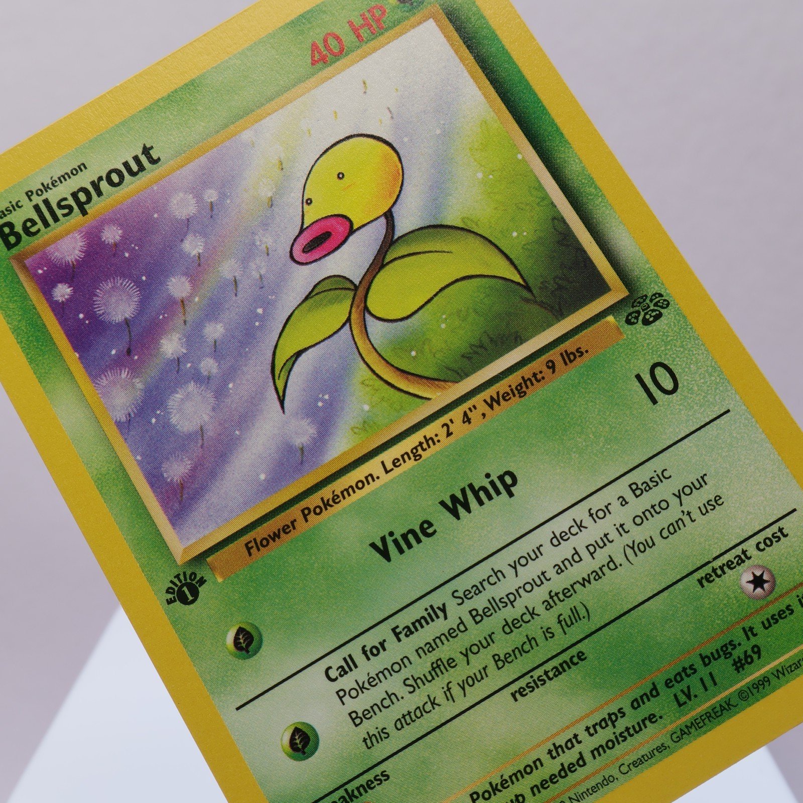 Pokemon TCG – Bellsprout 49/64 Jungle Common 1st Edition WOTC 1999 – EXC/NM