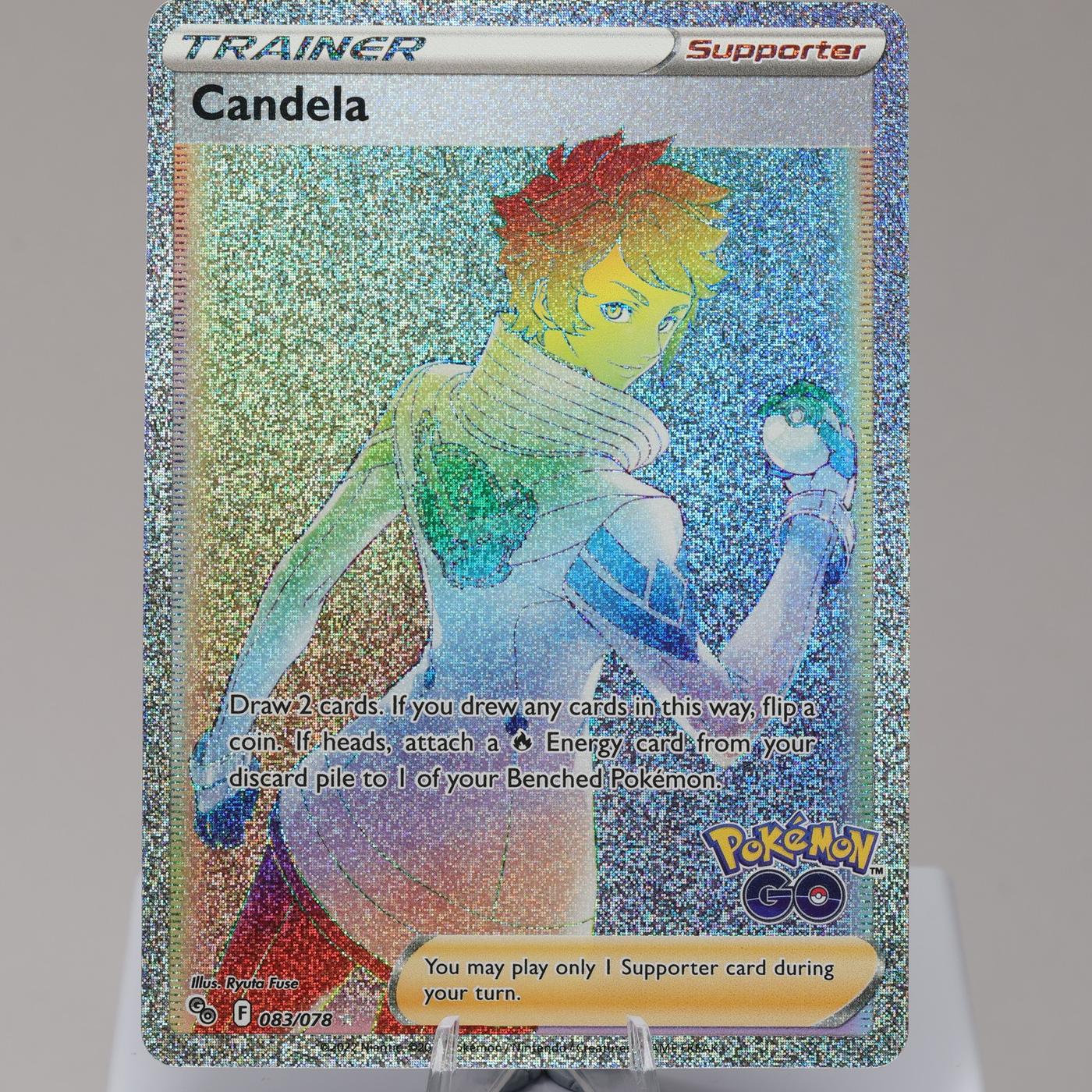 Pokemon TCG Candela 83078 Pokemon GO Secret Rare WOTC 1999 EXCNM 167950658974 2