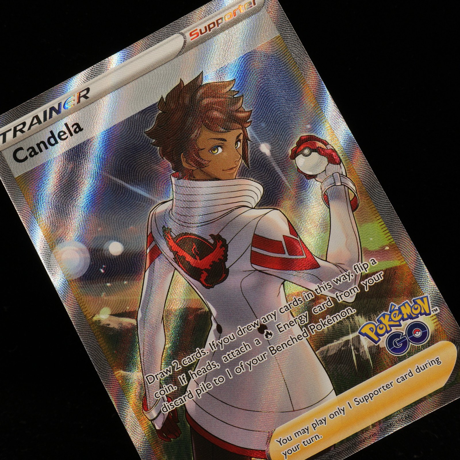 Pokemon TCG – Candela SWSH228 SWSH Black Star Promo Pokémon GO  – EXC/NM