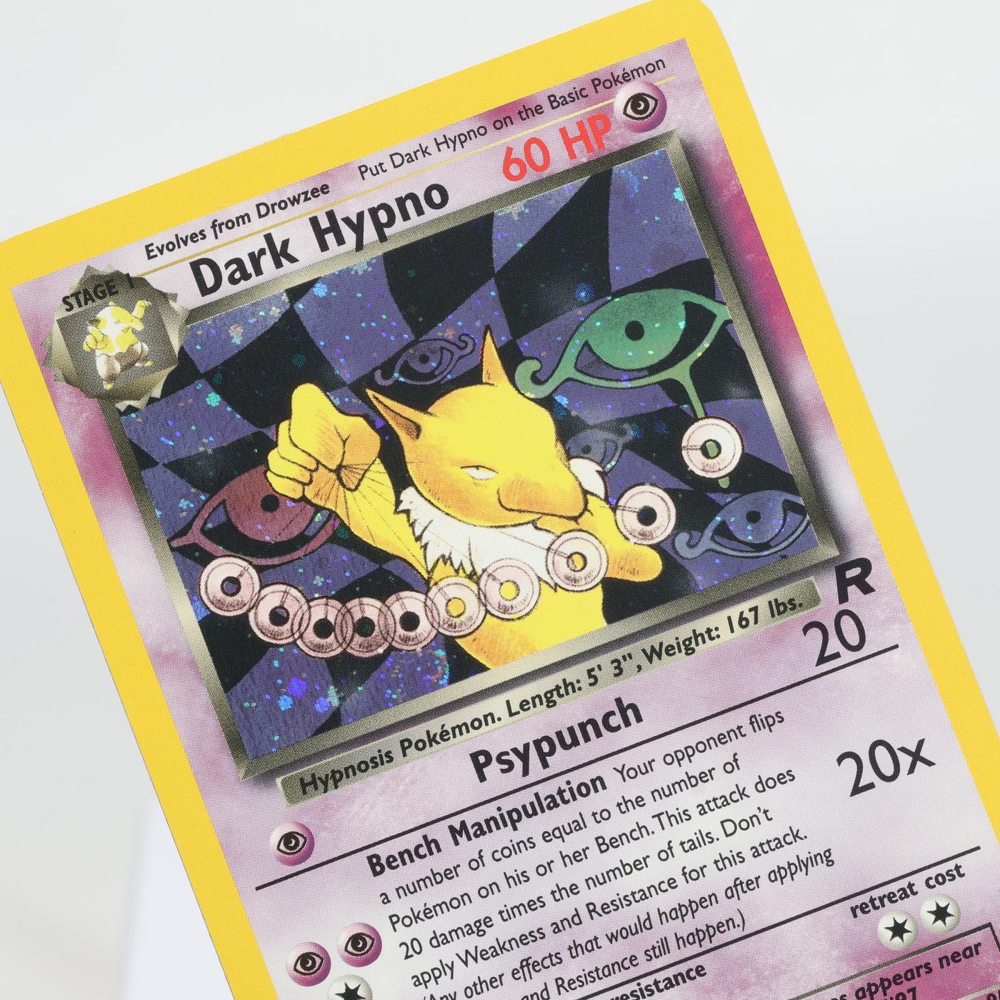 Pokemon TCG Dark Hypno 982 Team Rocket Holo Rare WOTC EXCNM 168220700204