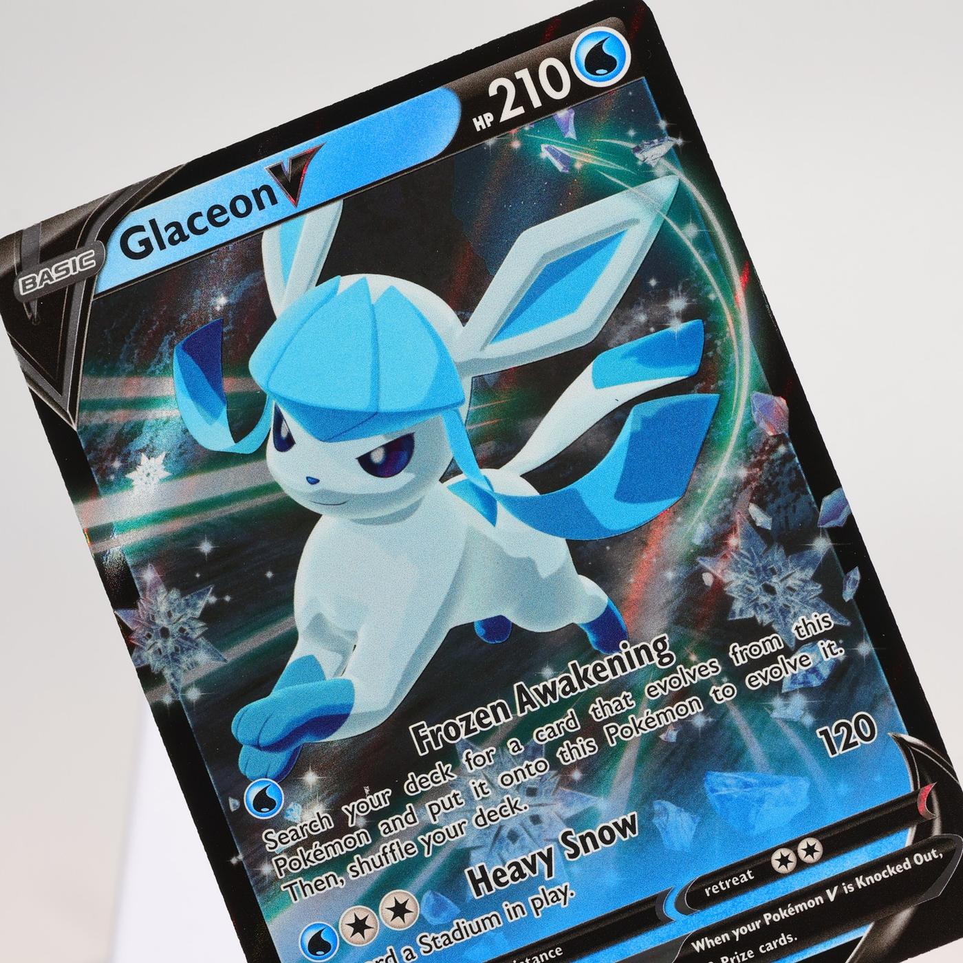 Pokemon TCG Glaceon V 40203 Evolving Skies V Rare NM 168287250384