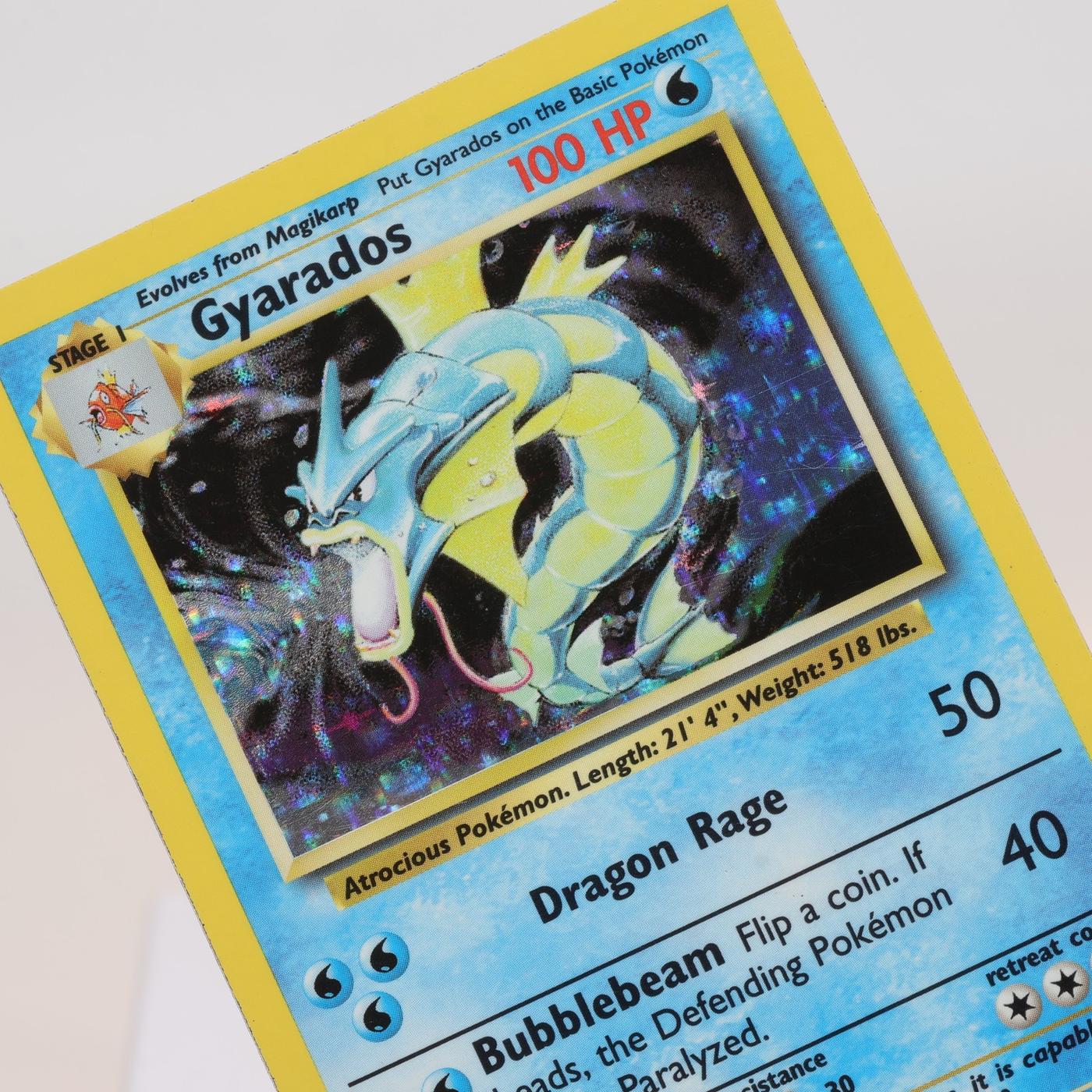 Pokemon TCG Gyarados 6102 Base Set Holo Rare WOTC EXC 168205418474