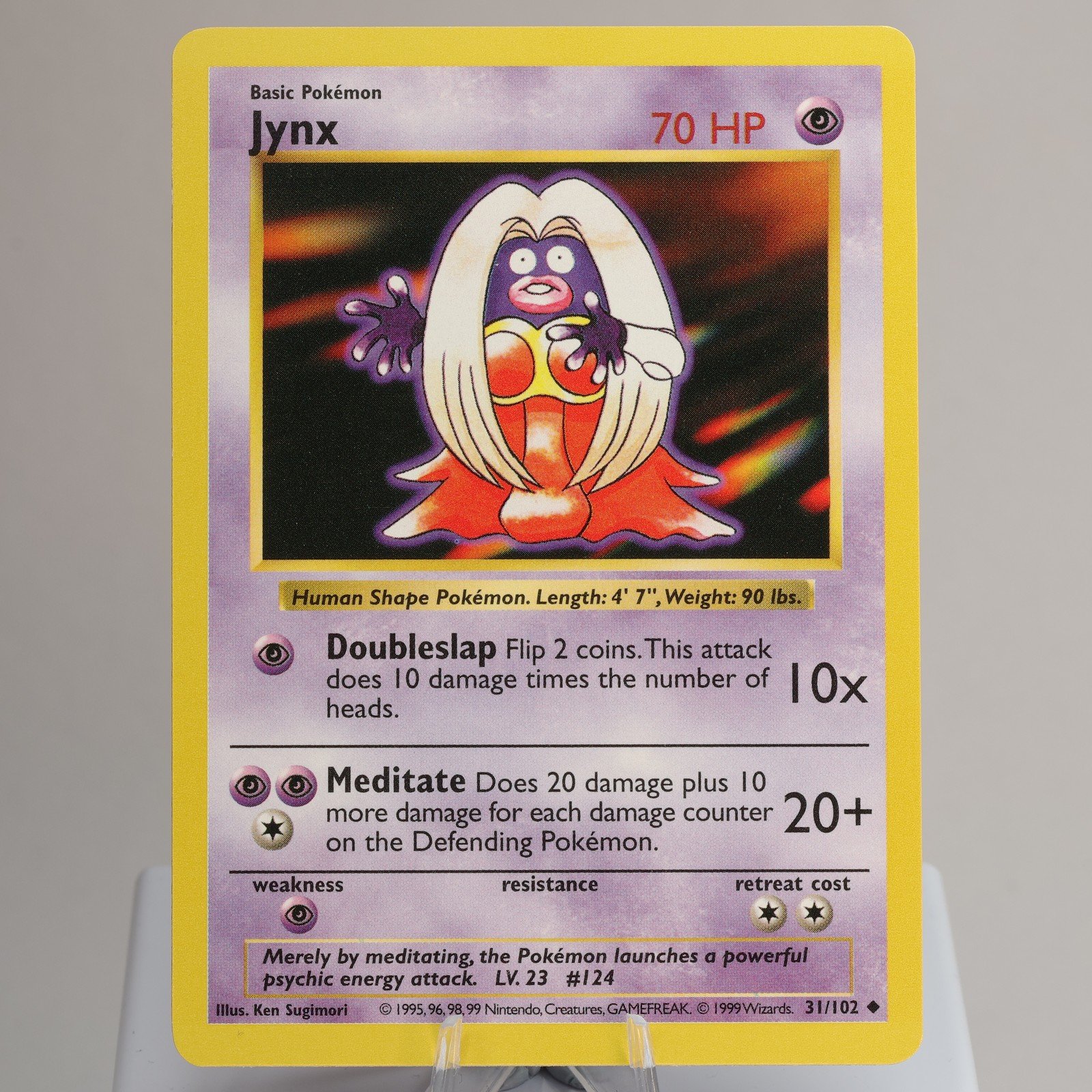 Pokemon TCG Jynx 31102 Base Set Uncommon Shadowless WOTC 1999 NM 168006227374 2
