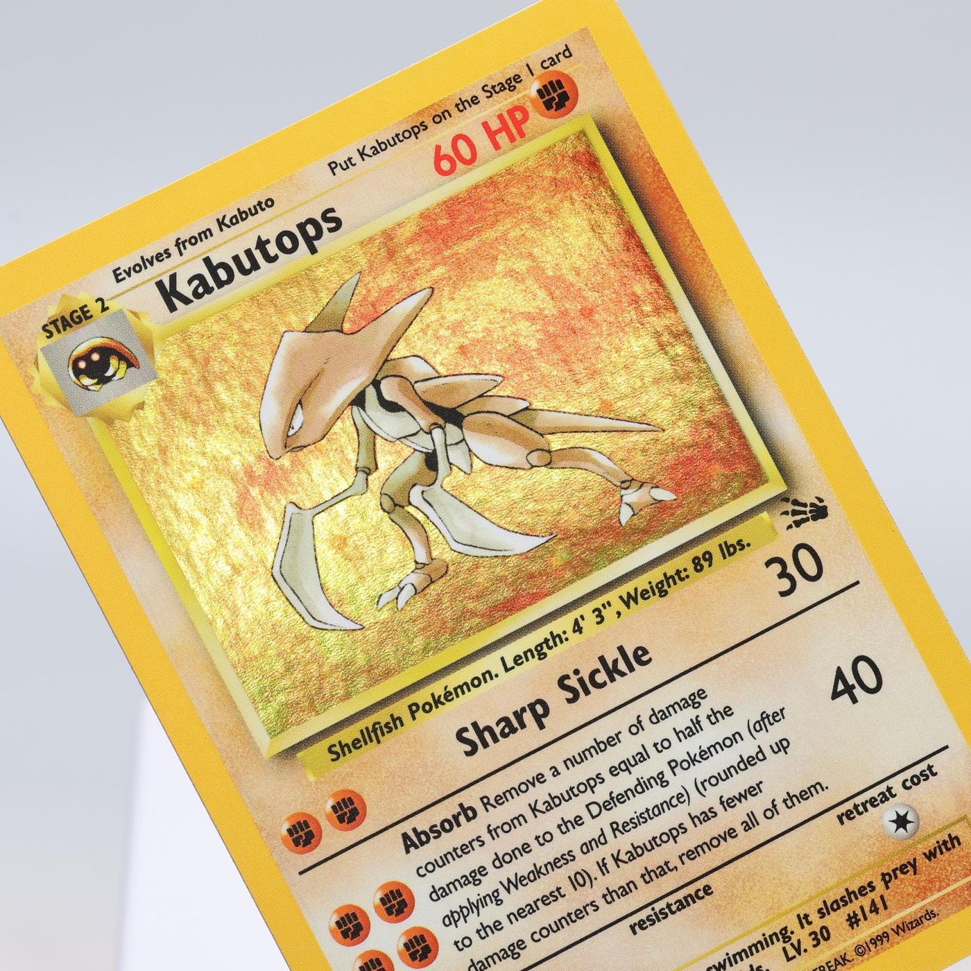 Pokemon TCG Kabutops 962 Fossil Holo Rare WOTC EXC 168411843674
