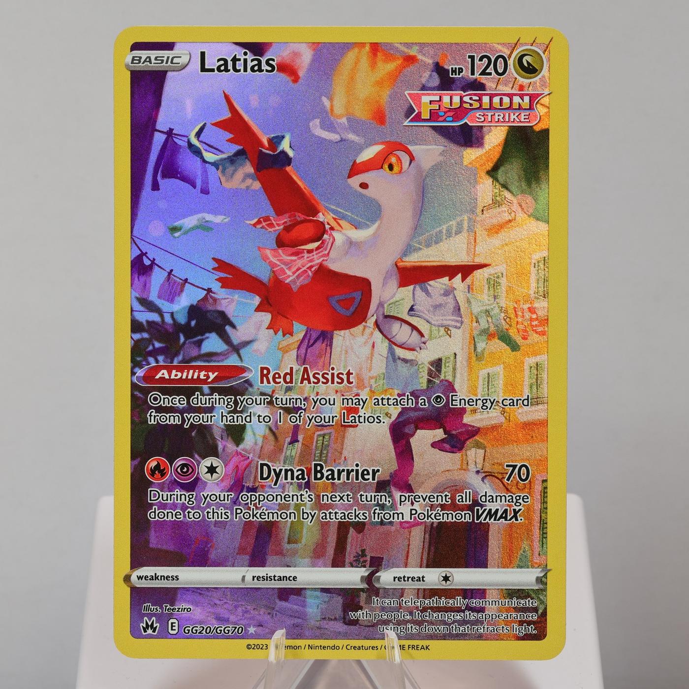 Pokemon TCG Latias GG20GG70 Crown Zenith Galarian Gallery WOTC NMM 168575354974 2