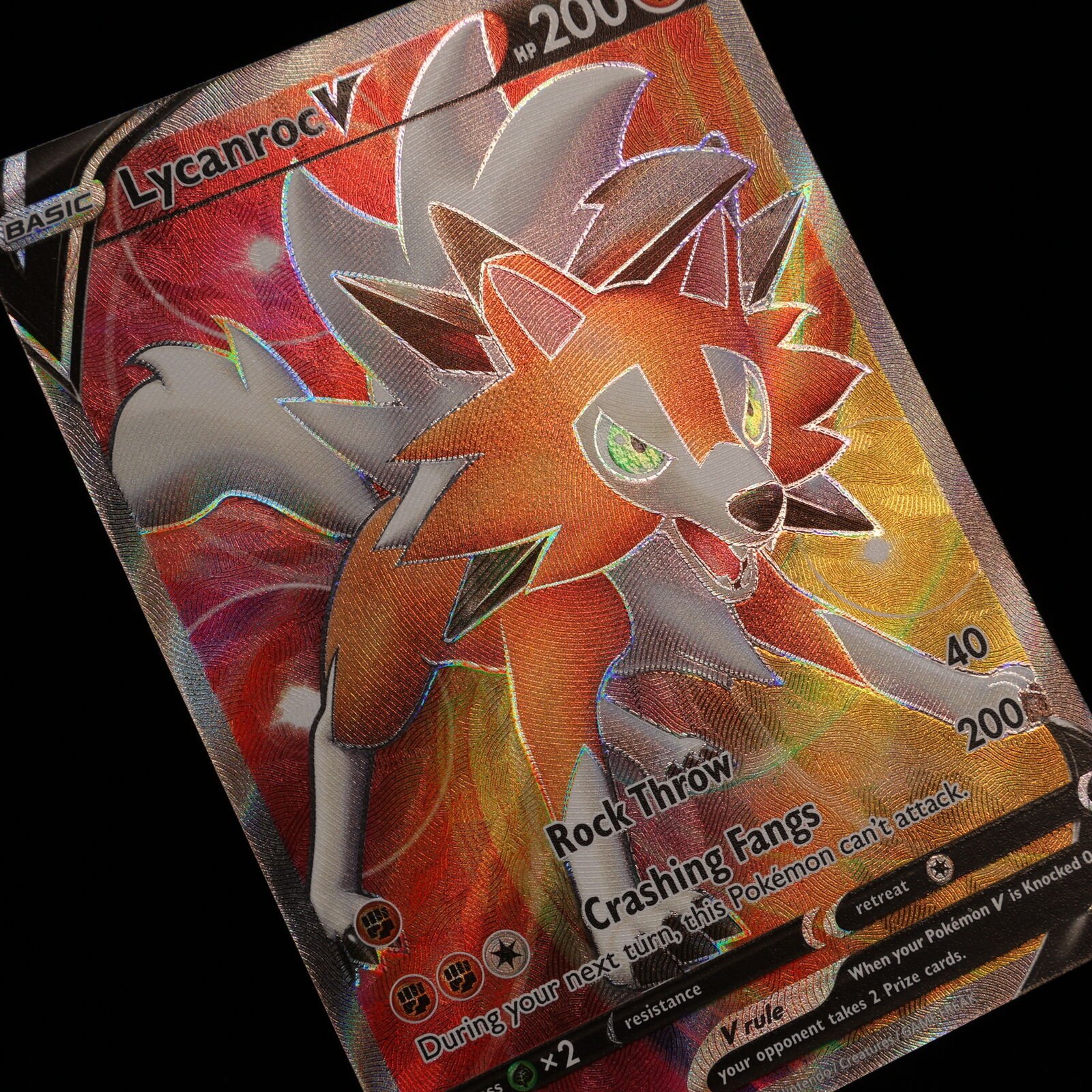 Pokemon TCG – Lycanroc V 187/203 Evolving Skies Full Art   – NM