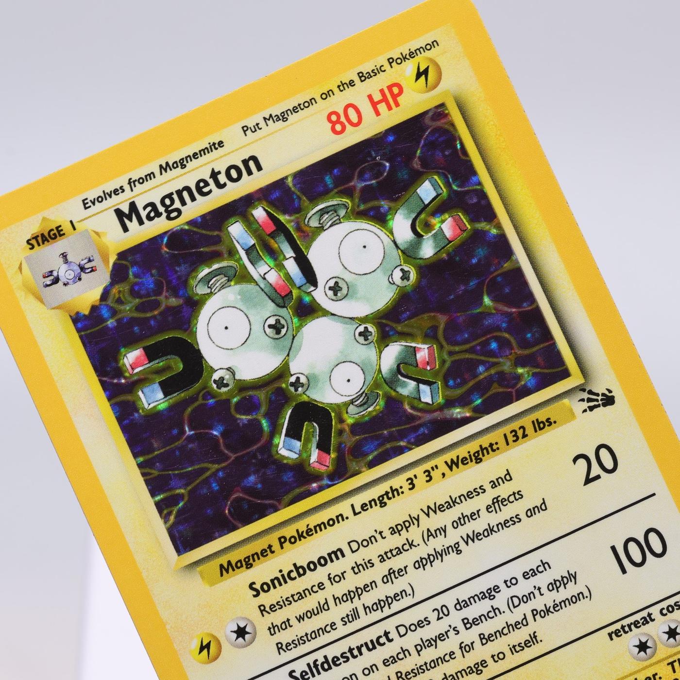 Pokemon TCG Magneton 1162 Fossil Holo Rare WOTC EXCNM 168421188134
