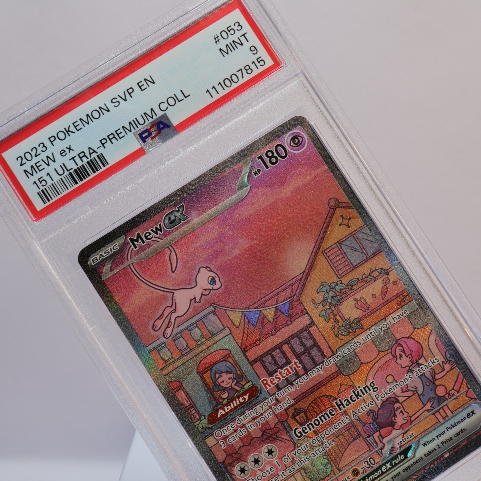 Pokemon TCG – Mew ex SVP 053 151 Ultra Premium Collection – PSA 9 MINT