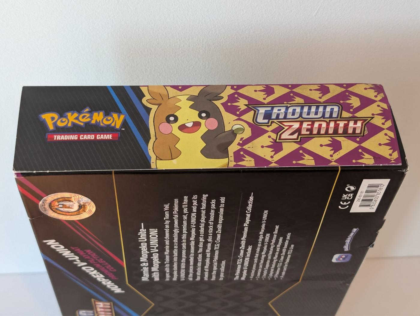 Pokemon TCG Morpeko V Union Premium Playmat Collection Crown Zenith 168333762484 3
