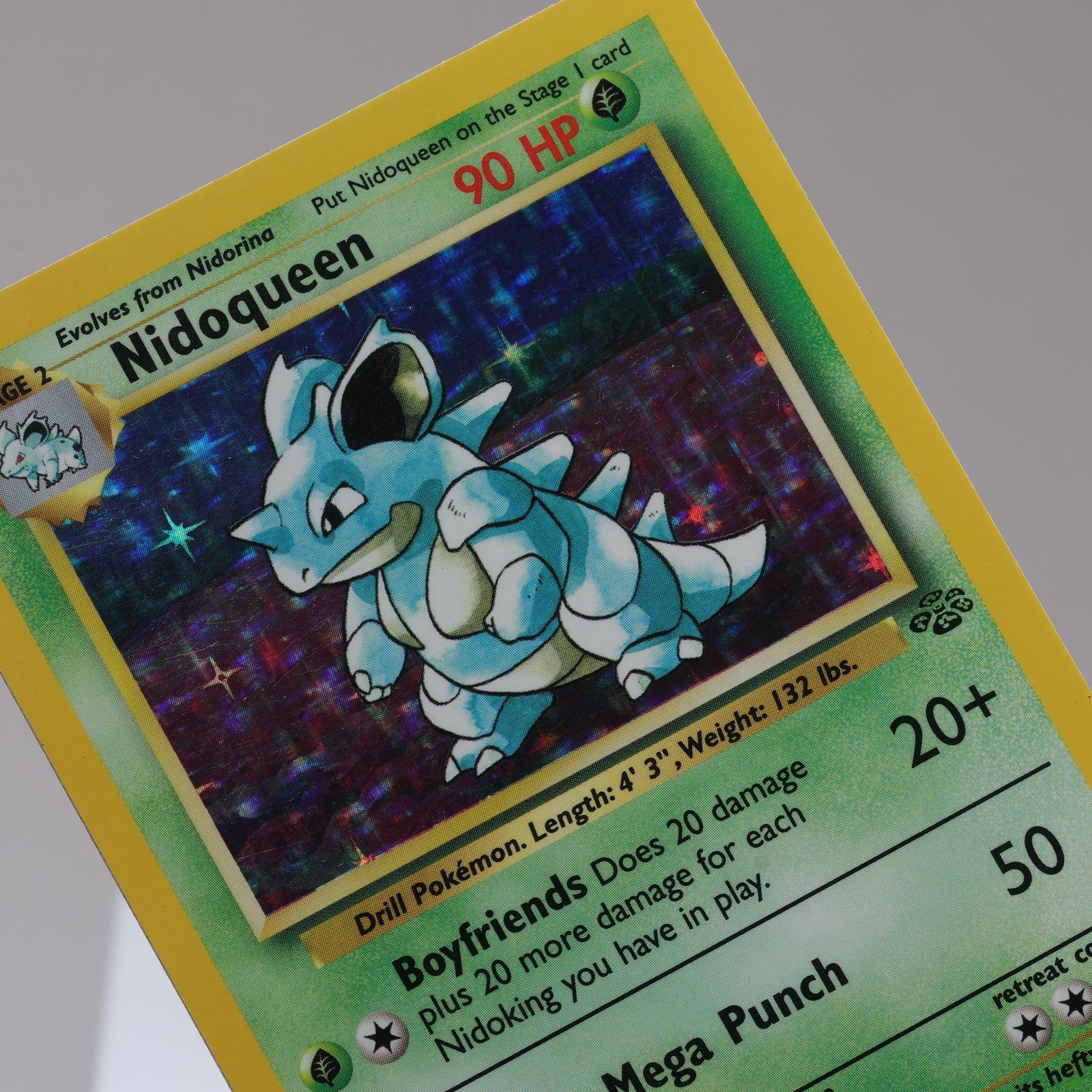 Pokemon TCG Nidoqueen 764 Jungle Holo Rare WOTC 1999 EXC 167950659074