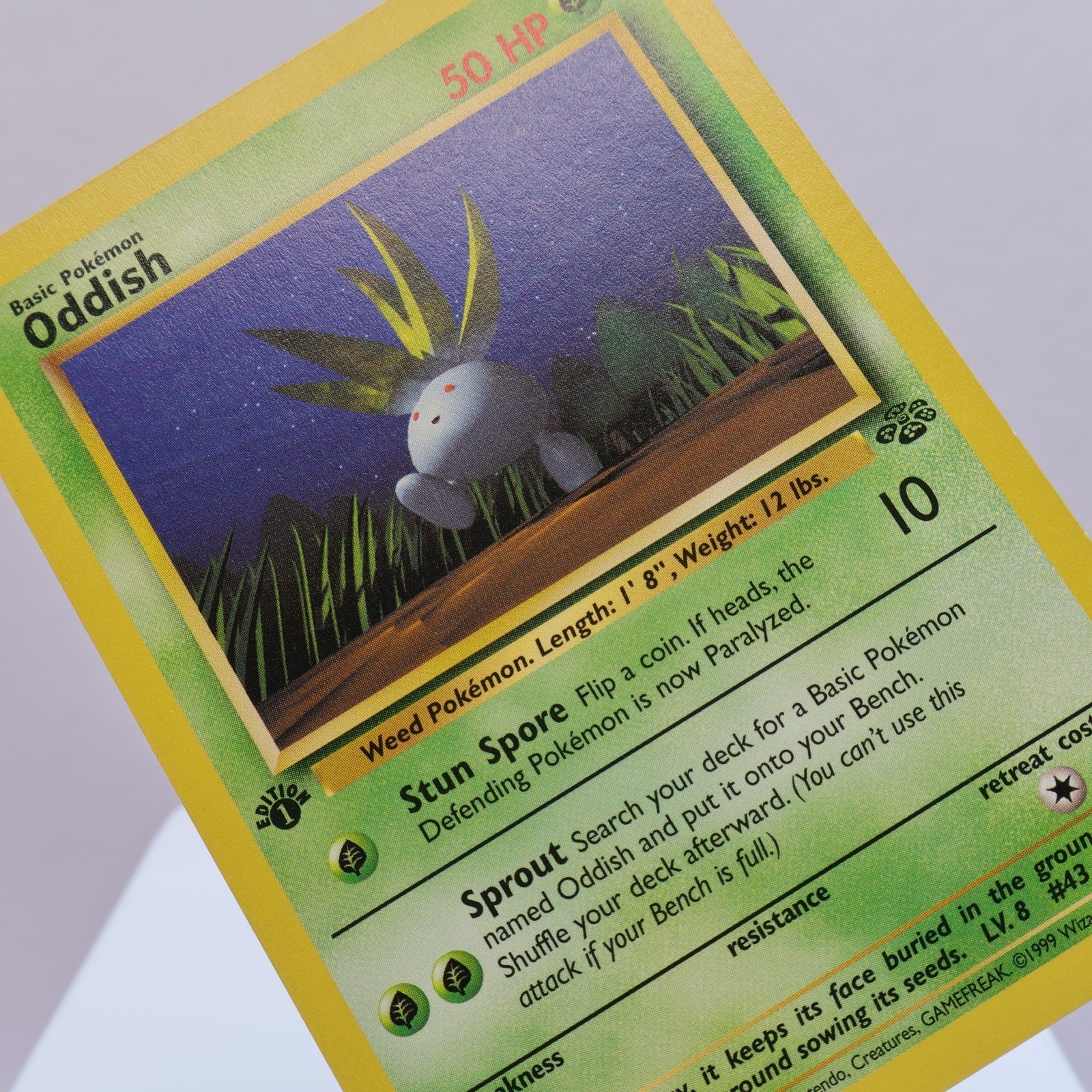Pokemon TCG – Oddish 58/64 Jungle Common 1st Edition WOTC 1999 – EXC