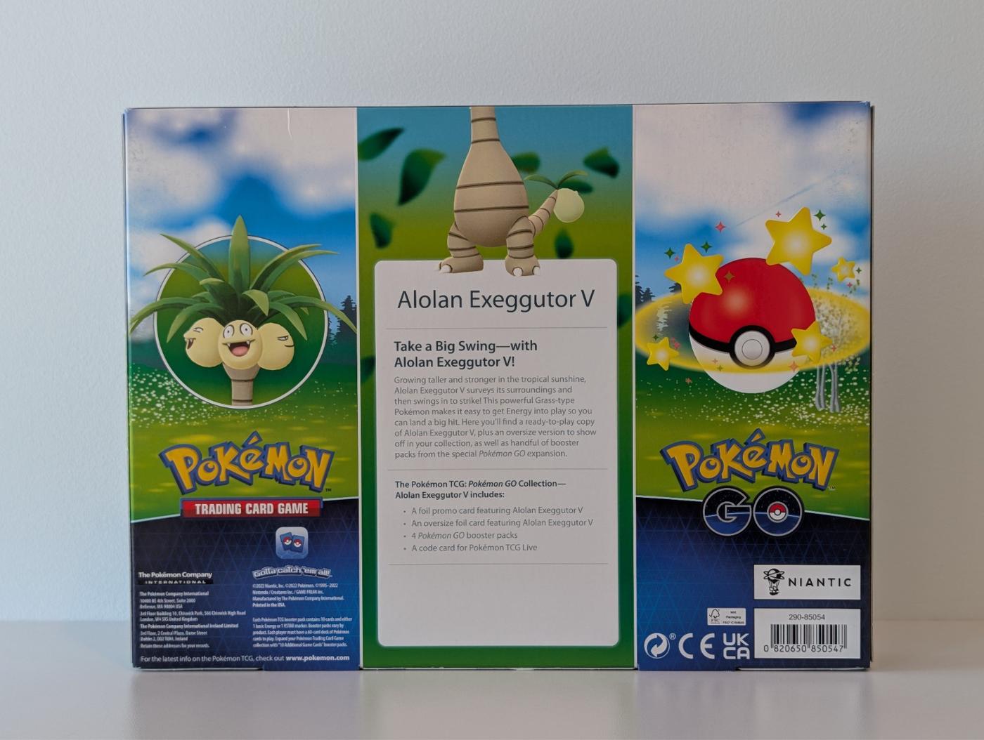 Pokemon TCG Pokemon GO Collection Alolan Exeggutor V Factory Sealed 168333686054 2