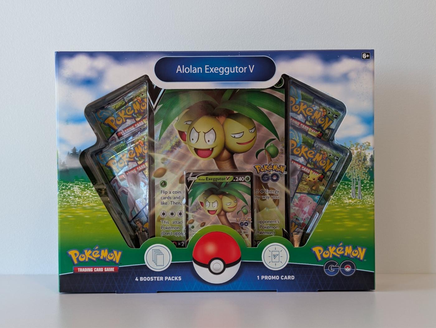 Pokemon TCG – Pokémon GO Collection— Alolan Exeggutor V – Factory sealed