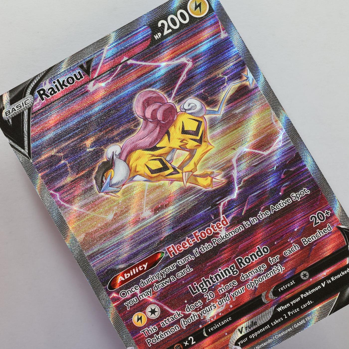 Pokemon TCG Raikou V GG41GG70 Crown Zenith Galarian Gallery WOTC NMM 168575354964