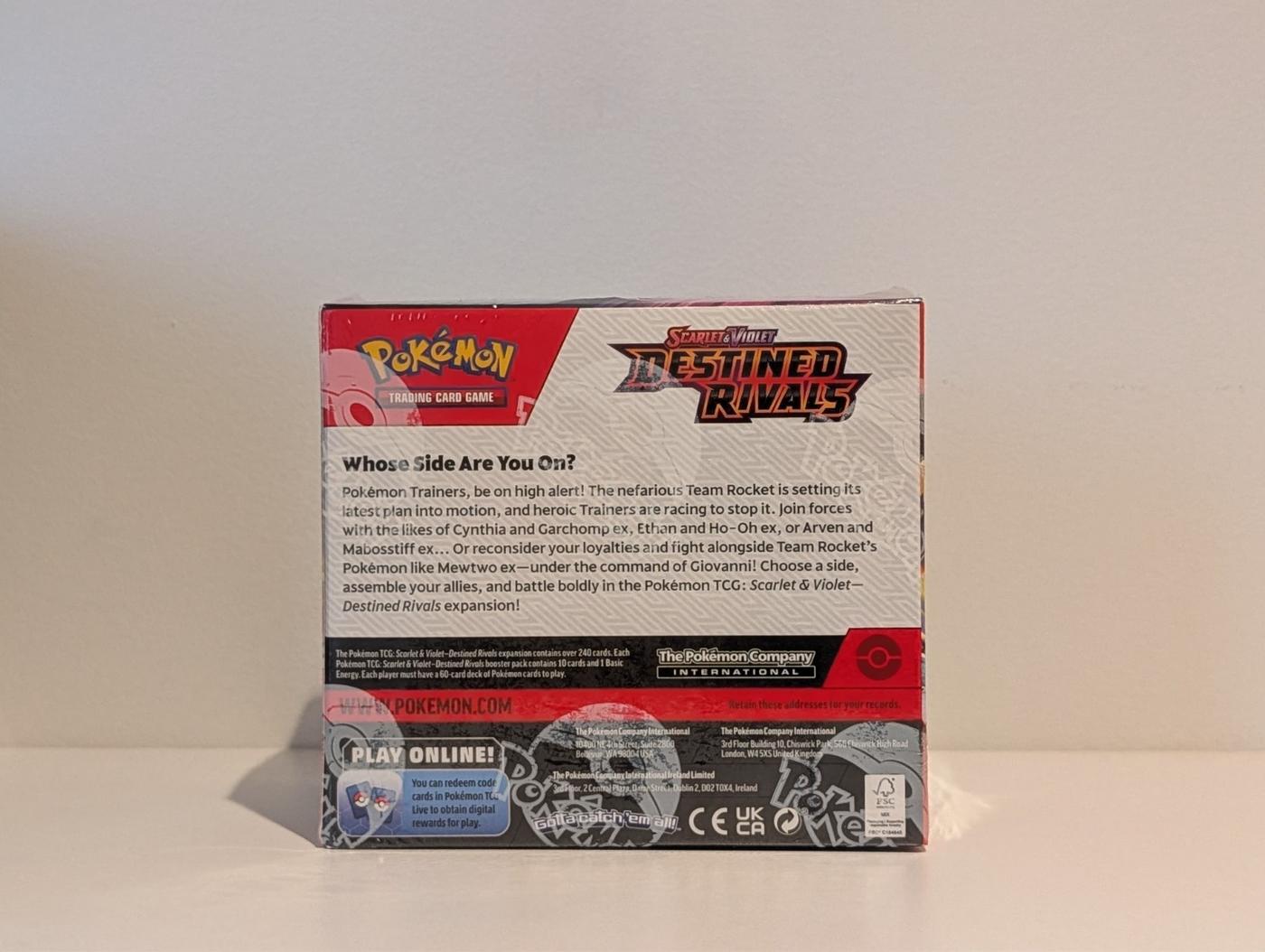 Pokemon TCG Scarlet Violet Destined Rivals Booster Box Sealed 168600528984 2