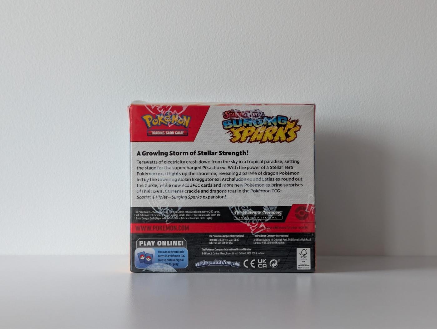 Pokemon TCG Scarlet Violet Surging Sparks Booster Box 36 Packs FACTORY SEALED 168351617894 2