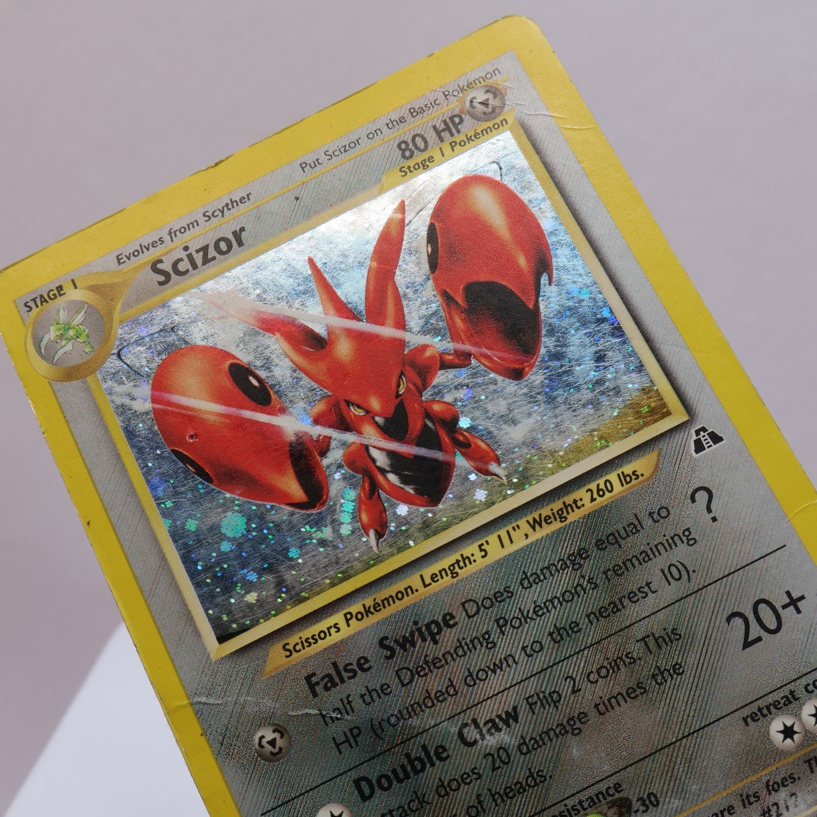 Pokemon TCG Scizor 1075 Neo Discovery Holo Rare WOTC 1999 HP 167830364434