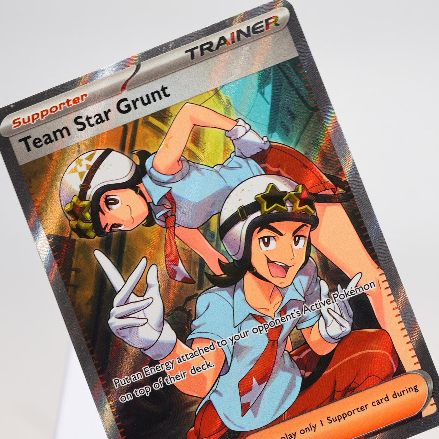Pokemon TCG Team Star Grunt 242198 Scarlet Violet Ultra Rare NM 168289851184