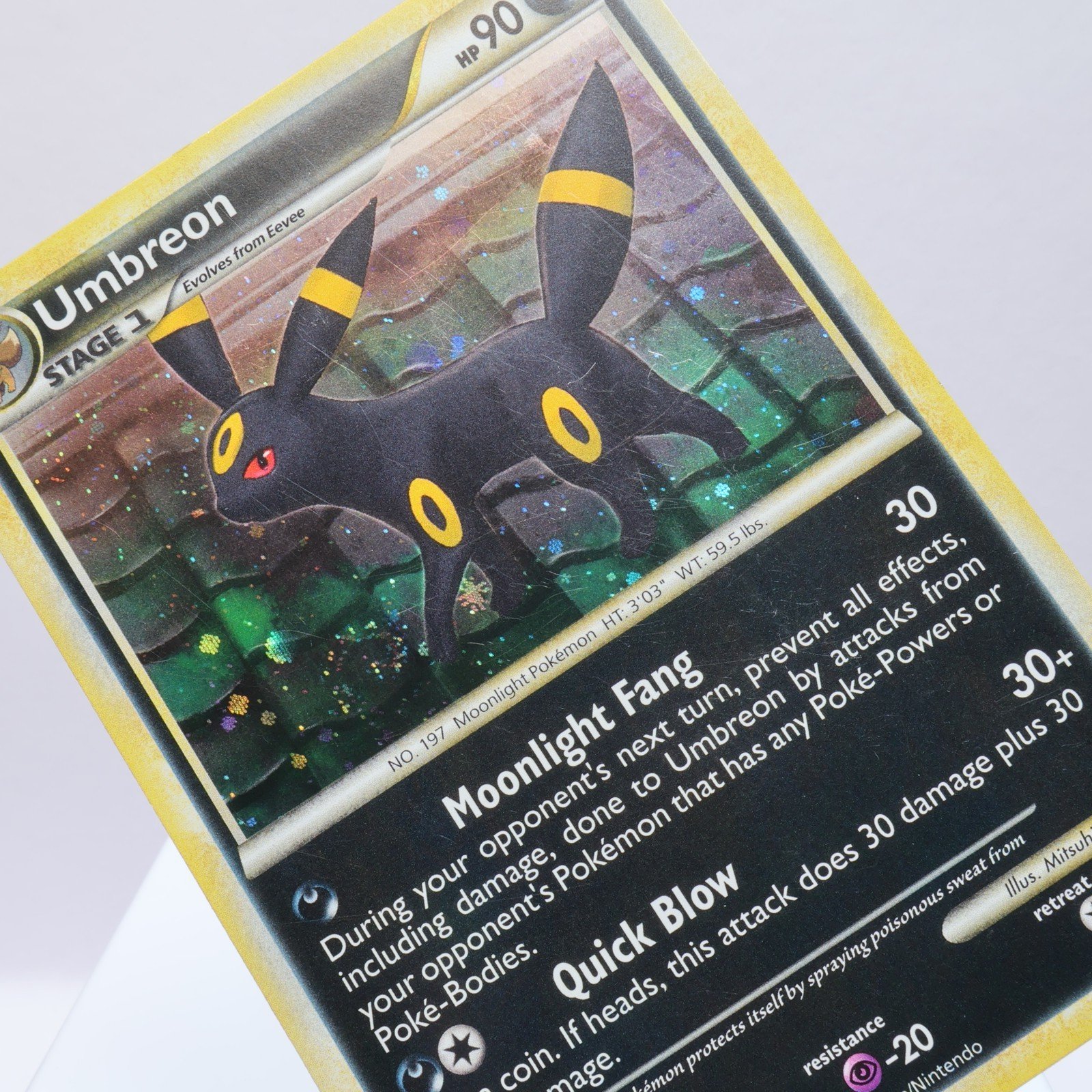 Pokemon TCG – Umbreon 10/90 Undaunted Holo Rare   – EXC