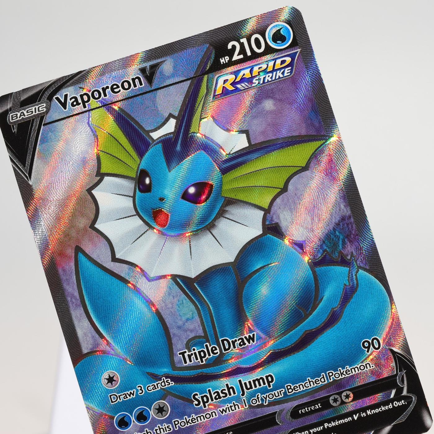 Pokemon TCG Vaporeon V 172203 Evolving Skies Full Art NM 168287250404