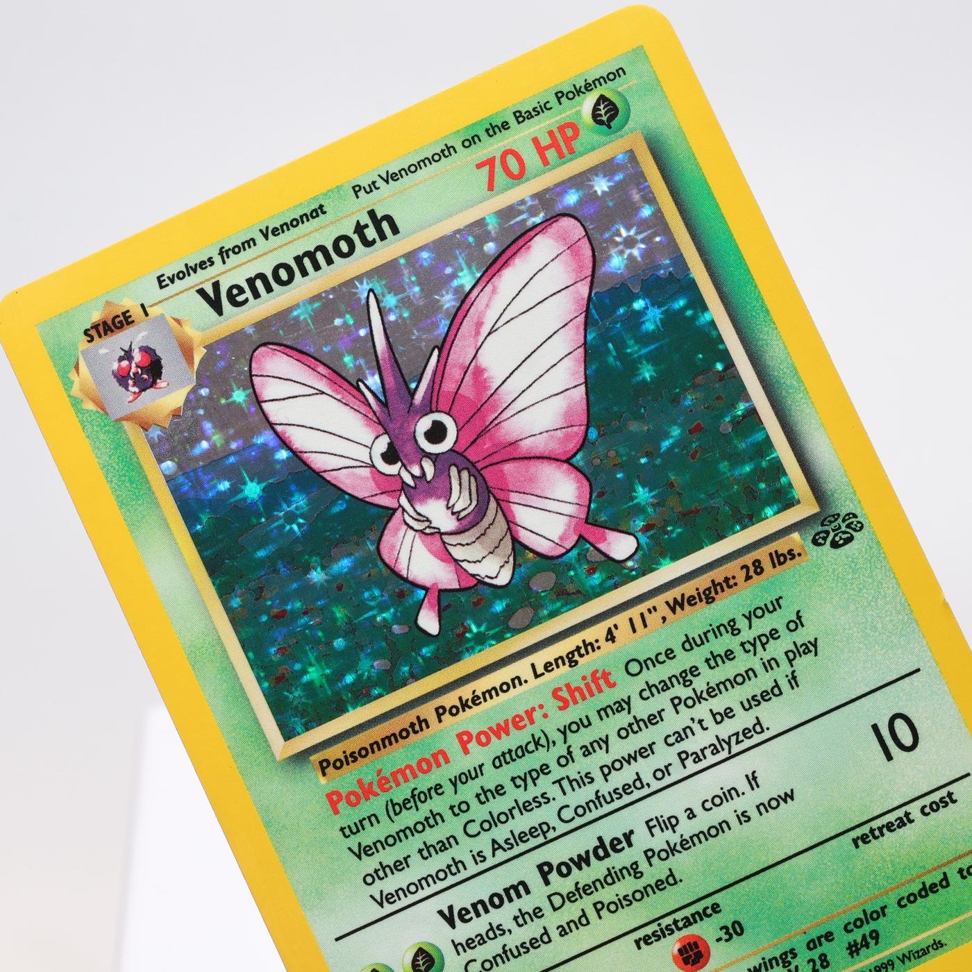 Pokemon TCG Venomoth 1364 Jungle Holo Rare WOTC EXCNM 168327252494