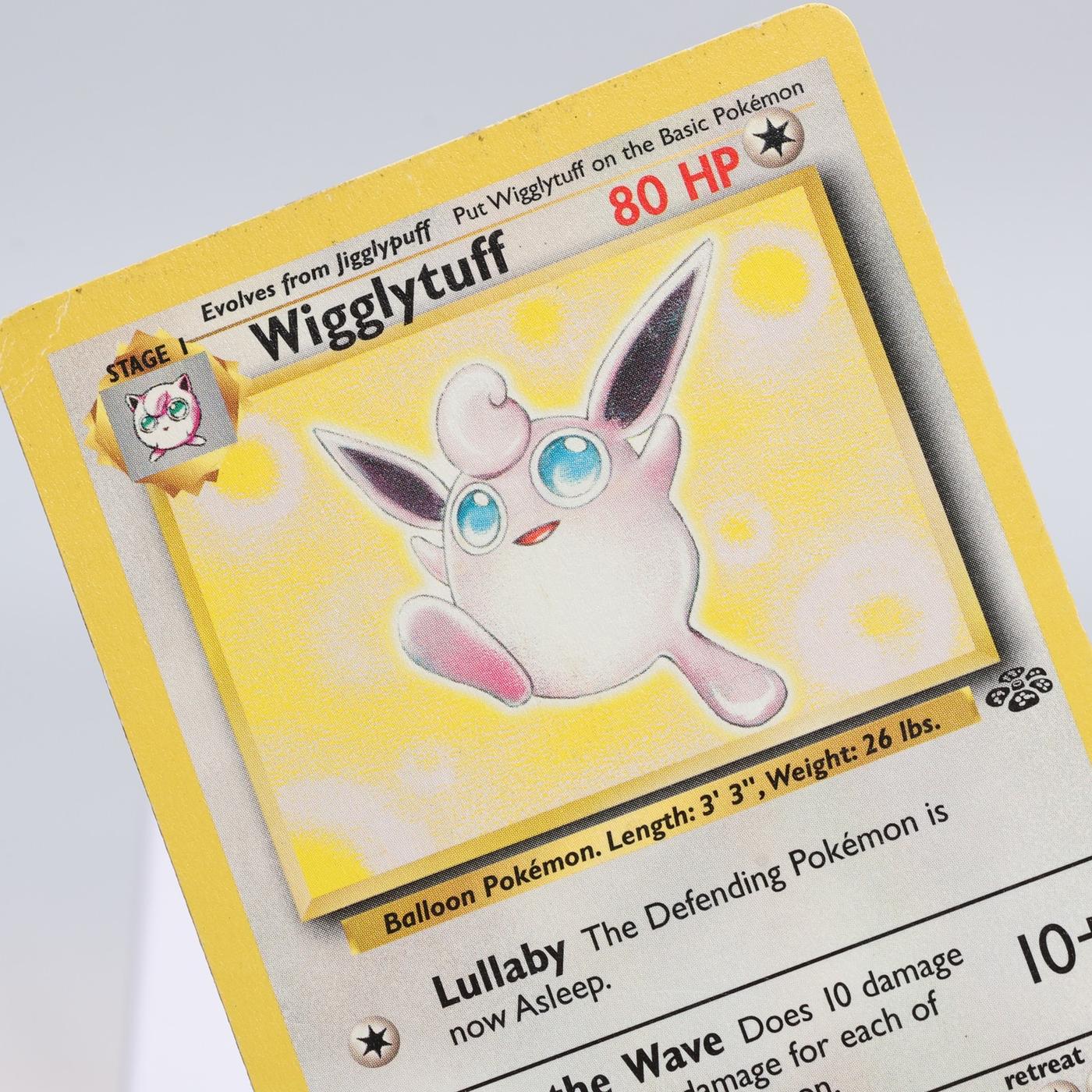 Pokemon TCG Wigglytuff 3264 Jungle Rare WOTC MP Crease 168421188144