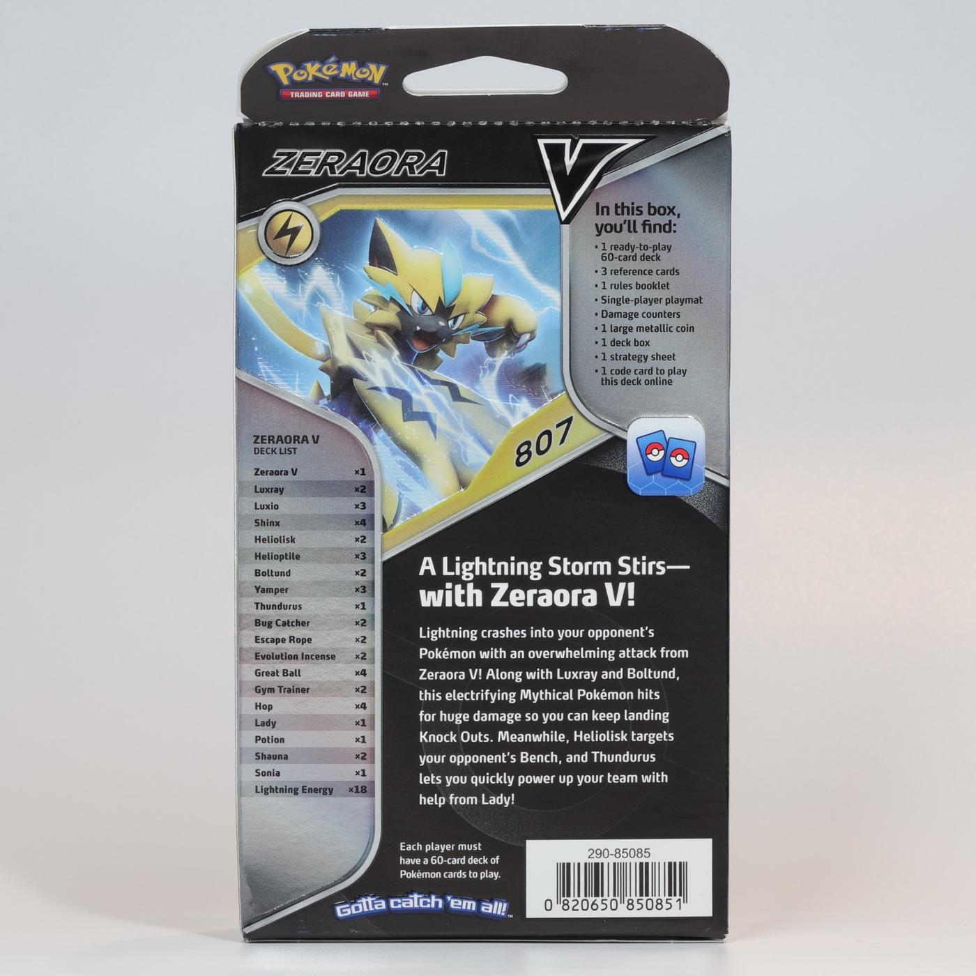 Pokemon TCG Zeraora V Battle Deck Brand New Factory Sealed 168157120564 2
